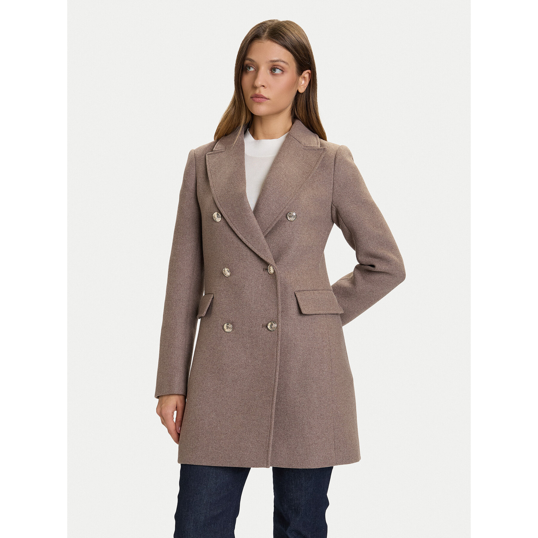 Morgan Übergangsmantel 252-GCHA Beige Regular Fit
