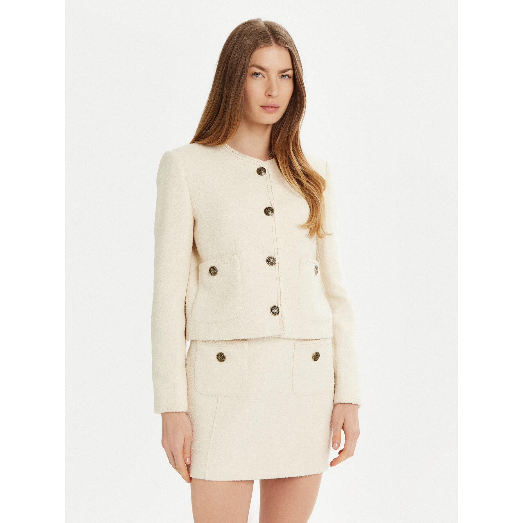 Marella Sakko Afona 2513041054 Weiß Regular Fit