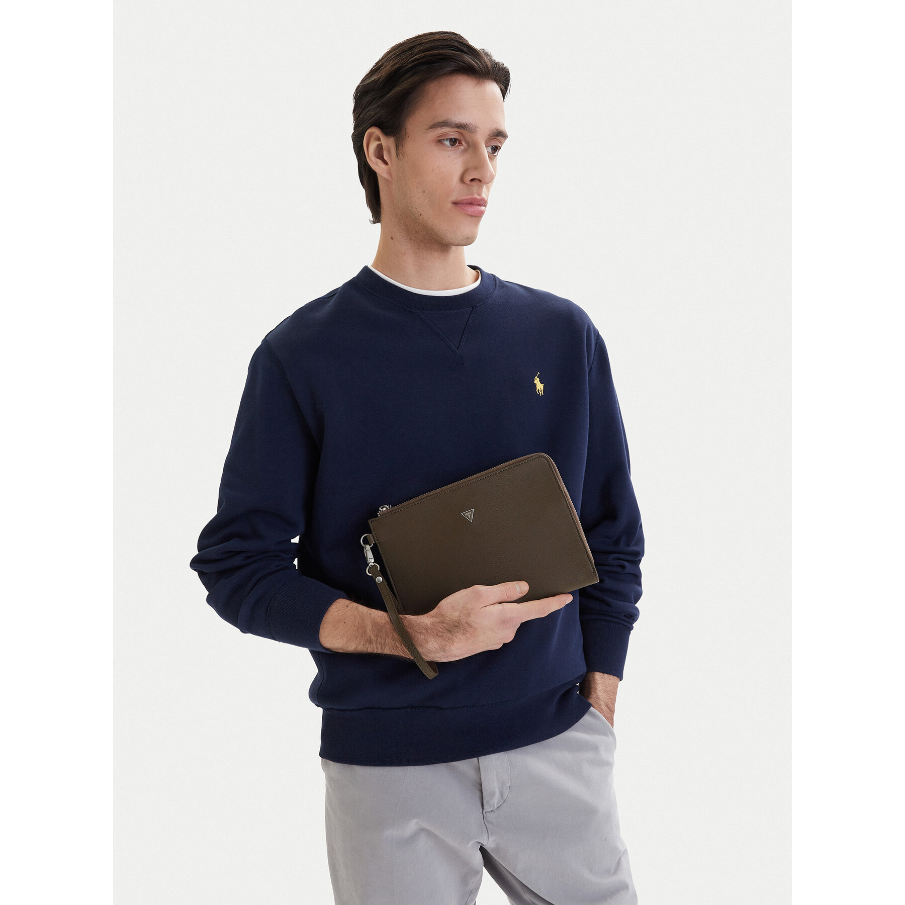 Geantă crossover Guess PMBASA P5235 Maro