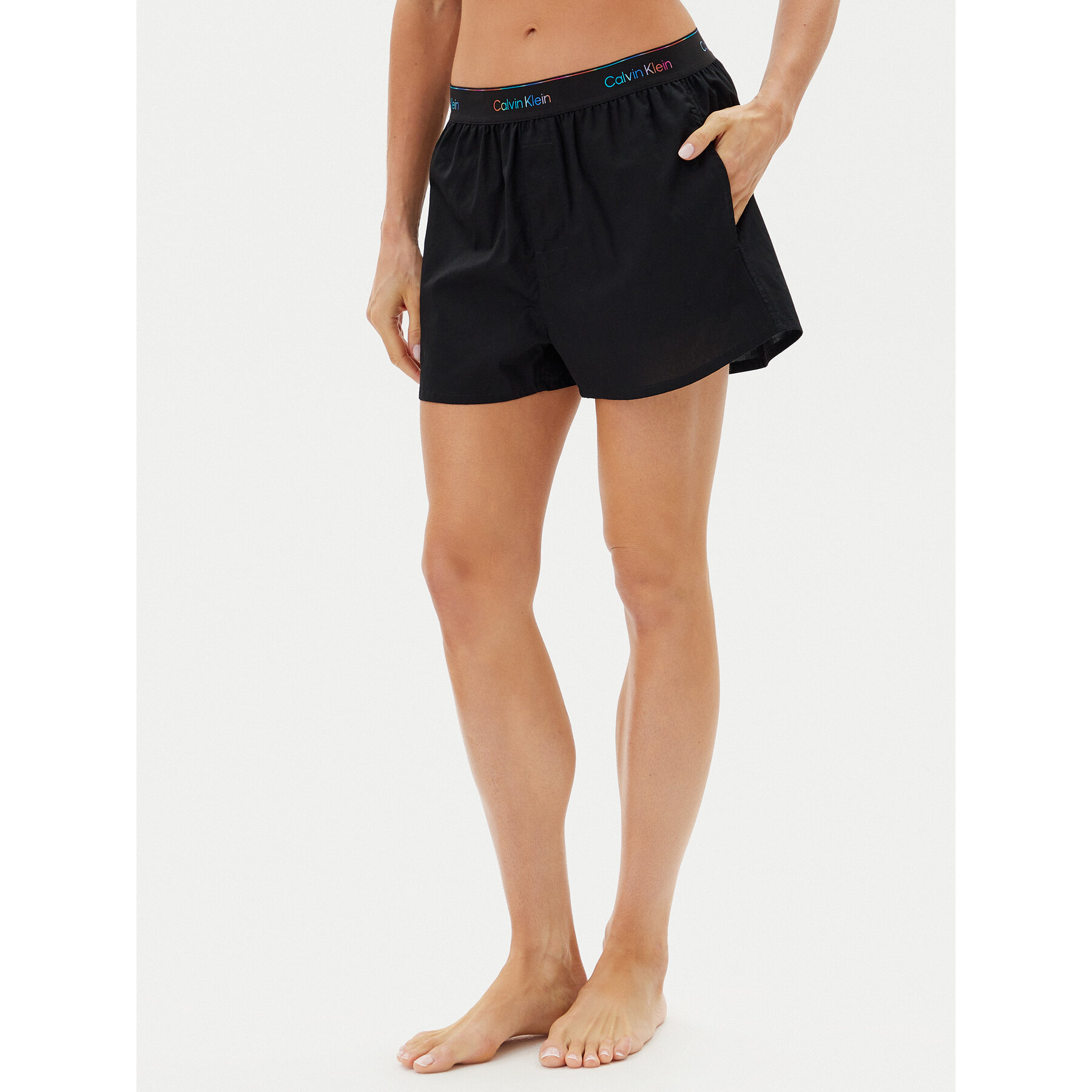 Calvin Klein Underwear Pantaloncini del pigiama LV00QS7471 Nero Relaxed Fit