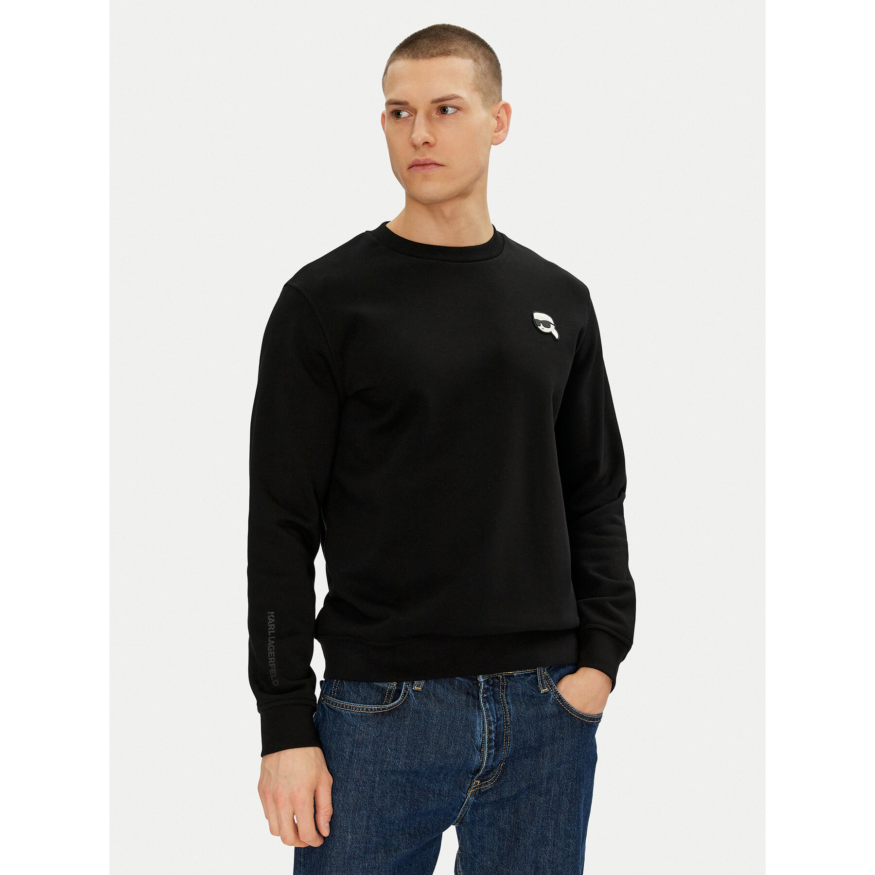 KARL LAGERFELD Sweatshirt 705710 500900 Schwarz Regular Fit