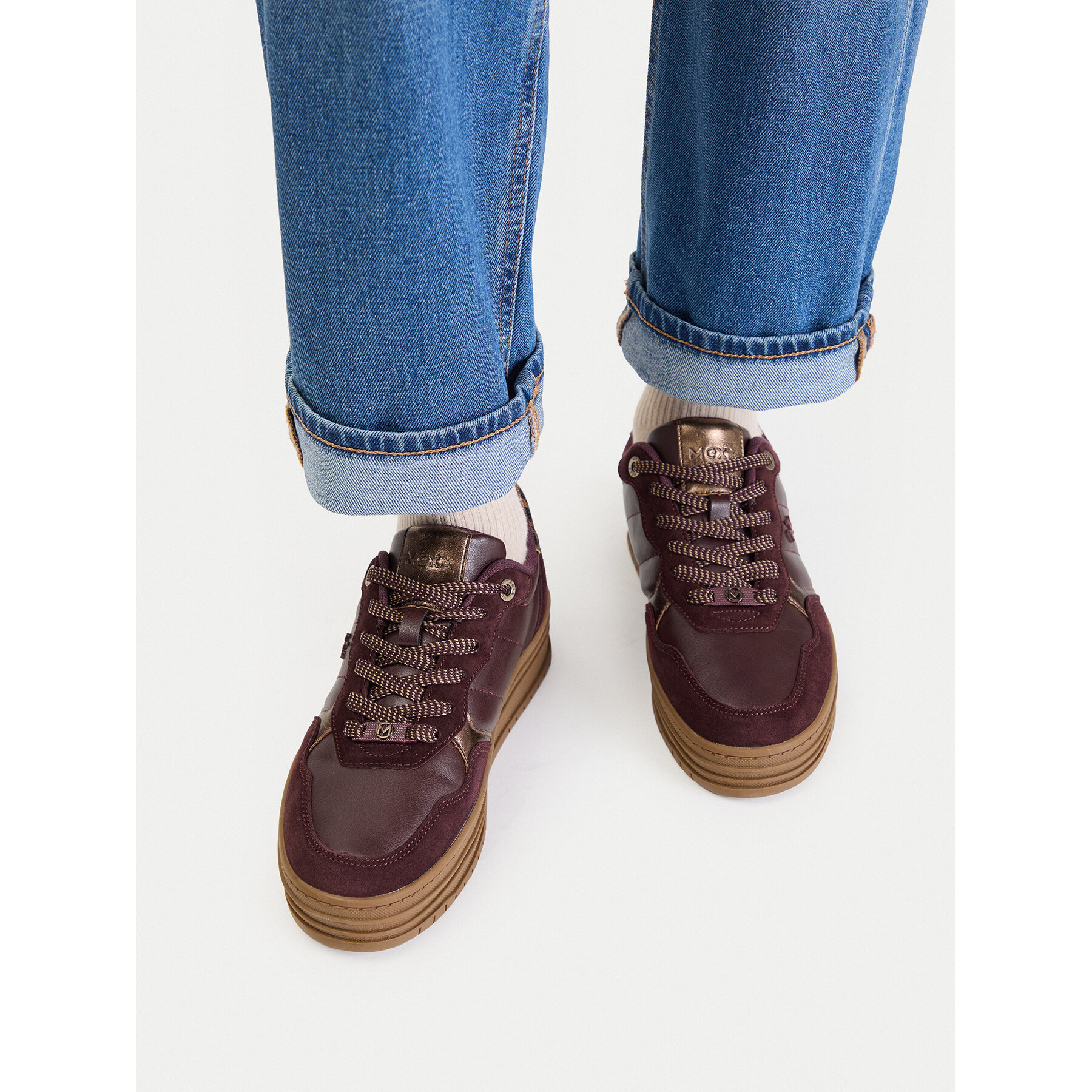 Sneakersy MEXX EO-MI001006463W Bordová