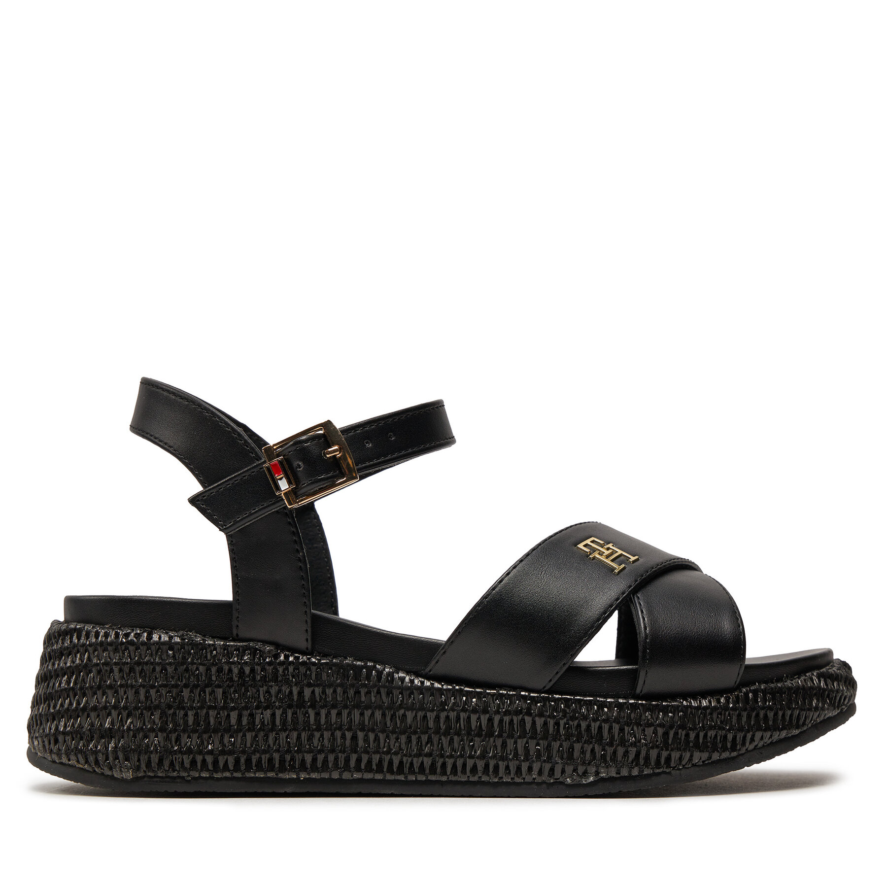 Alpargatas Tommy Hilfiger Platform Sandal T3A2-33264-0326 S Negro
