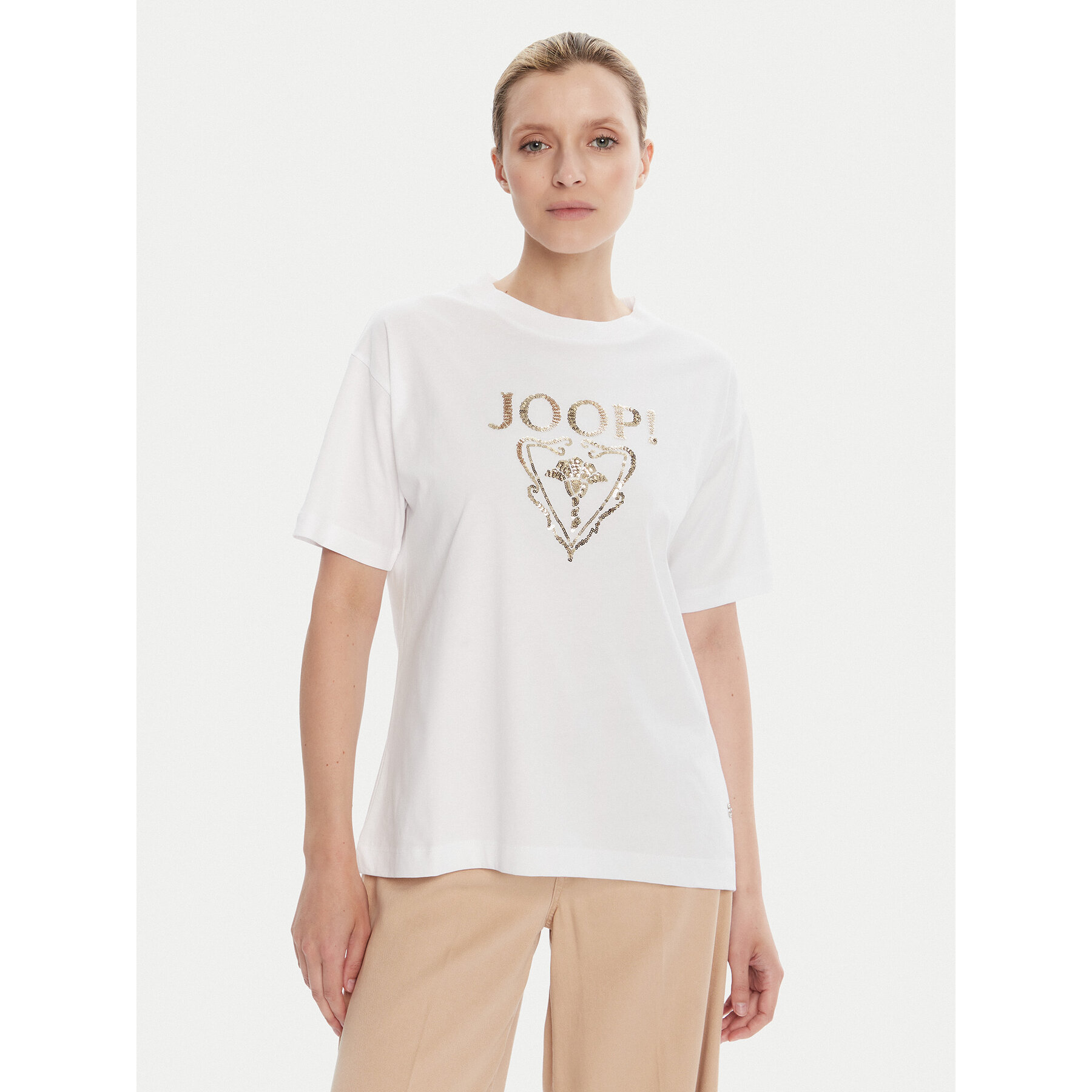JOOP! Póló 58 253JE58Tomma 30047768 Fehér Regular Fit