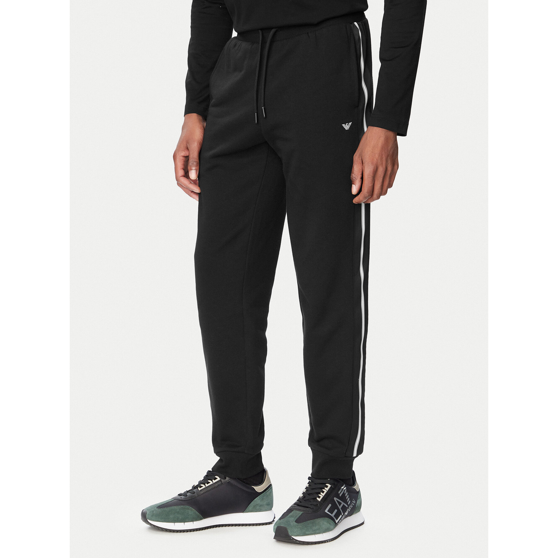 Emporio Armani Underwear Jogginghose EM000500 AF25024 UC001 Schwarz Regular Fit
