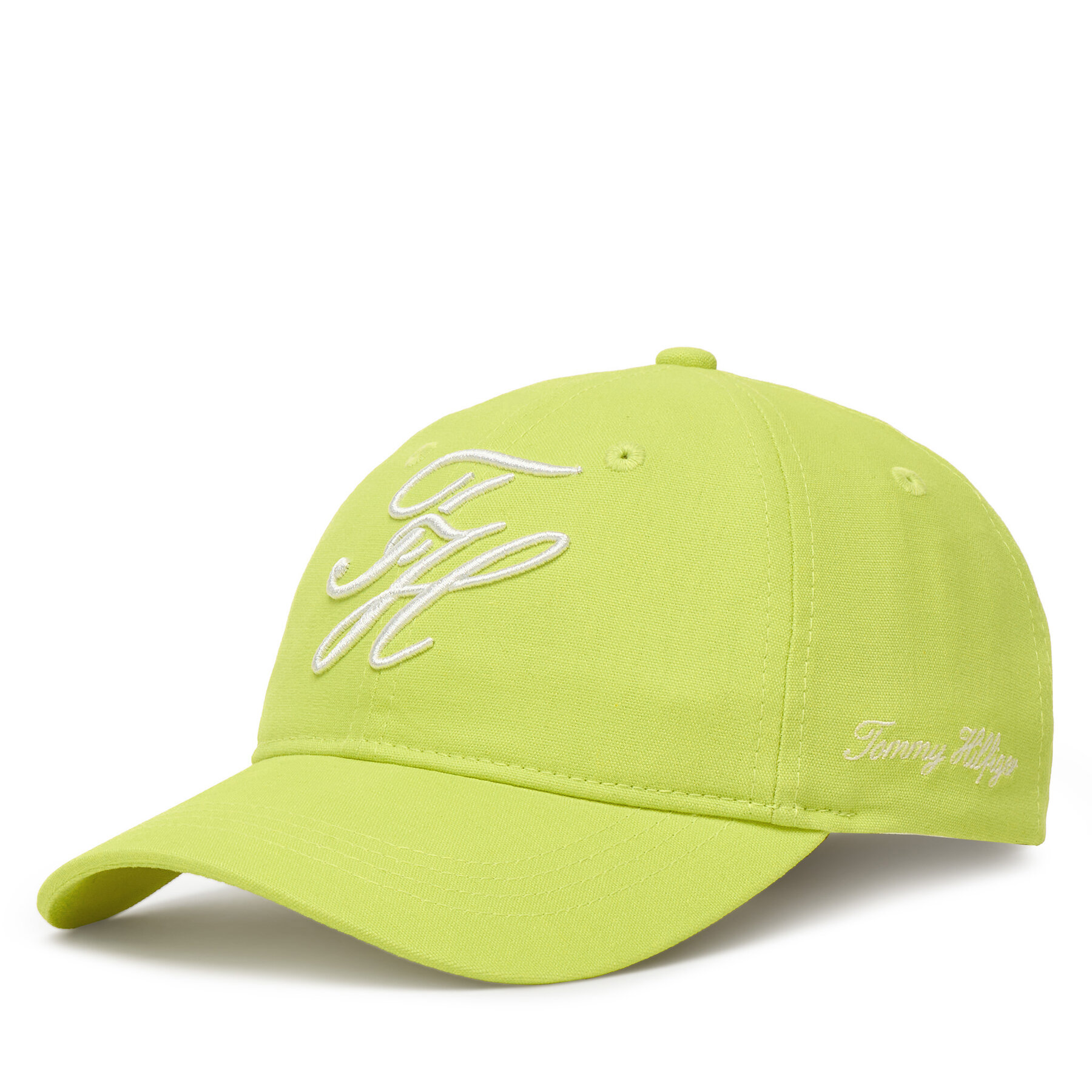 Šiltovka Tommy Hilfiger Logo Embroidery Baseball Cap AW0AW18338 Zelená