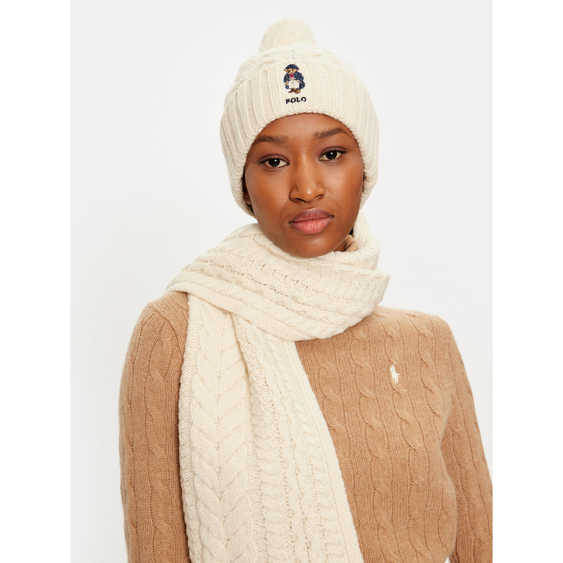 Gorro Polo Ralph Lauren 455961991001 Écru