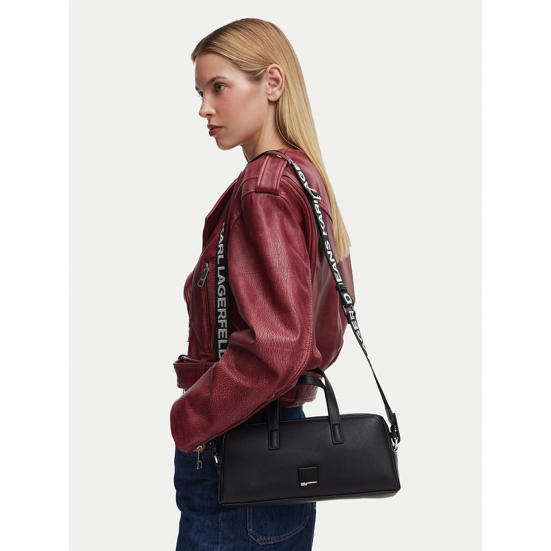 Ročna torba Karl Lagerfeld Jeans B3W30172 Črna