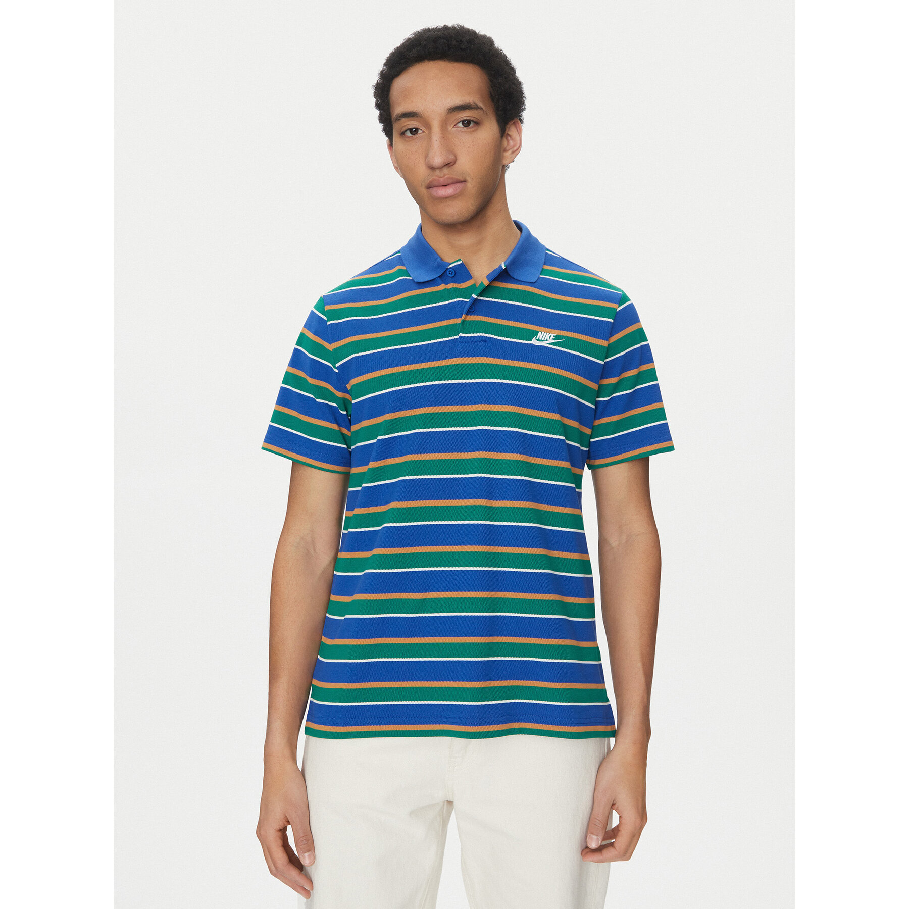 Nike Polo FN3896 Έγχρωμο Regular Fit