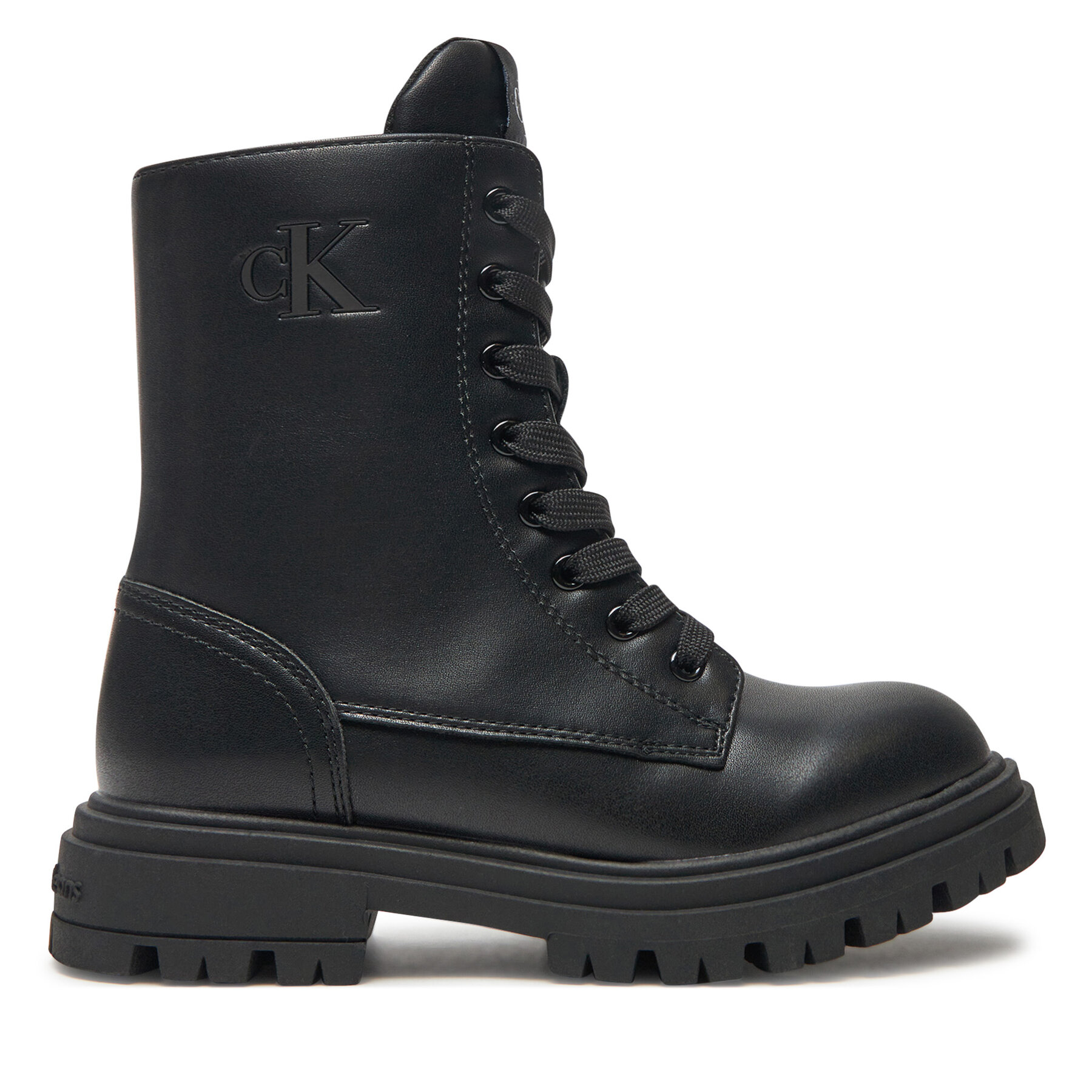 Gyerek Bakancs Calvin Klein Jeans, Méret: 34, Fekete, V3X5-81096-1355 M