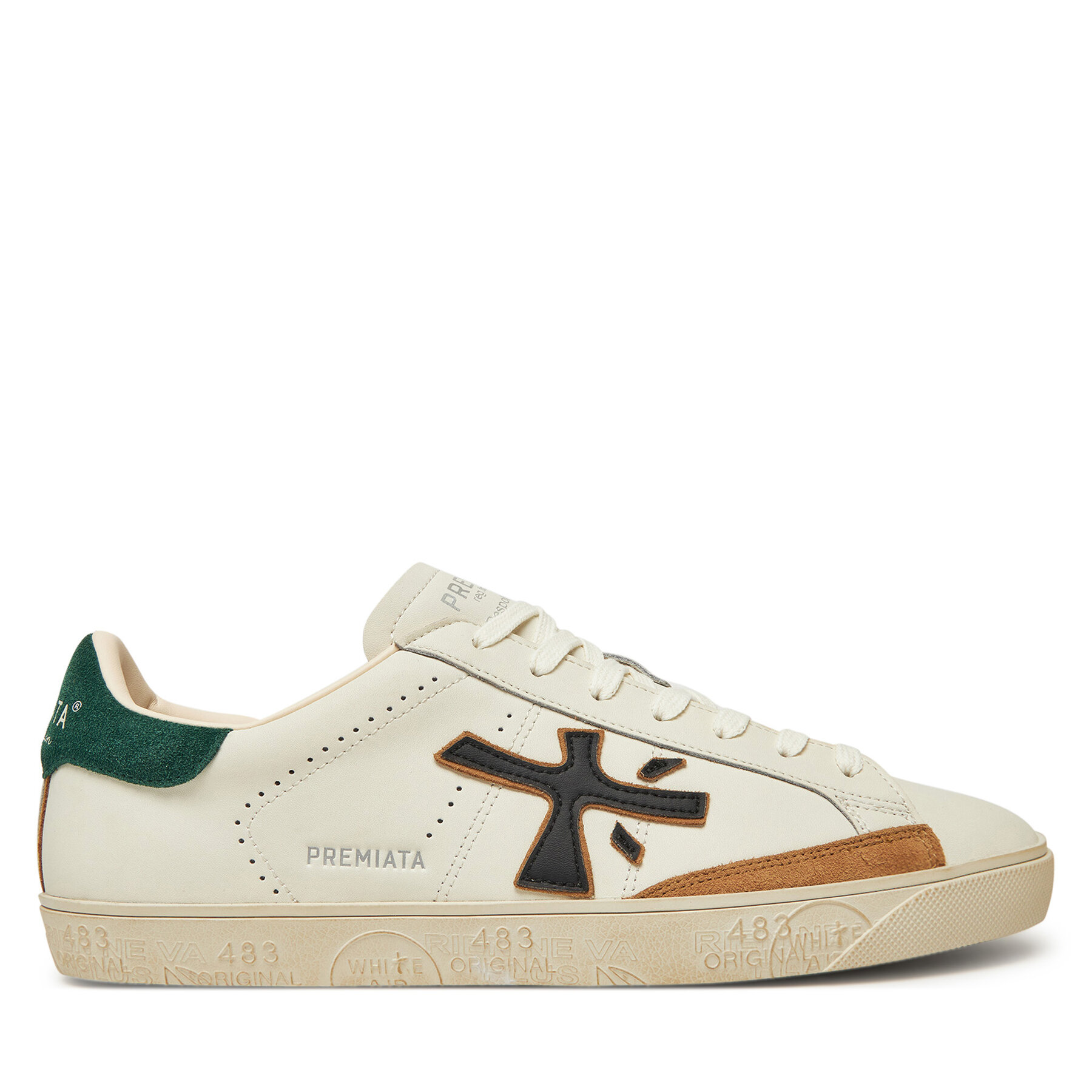 Sneakersy Premiata STEVEN VAR 7284 Biela