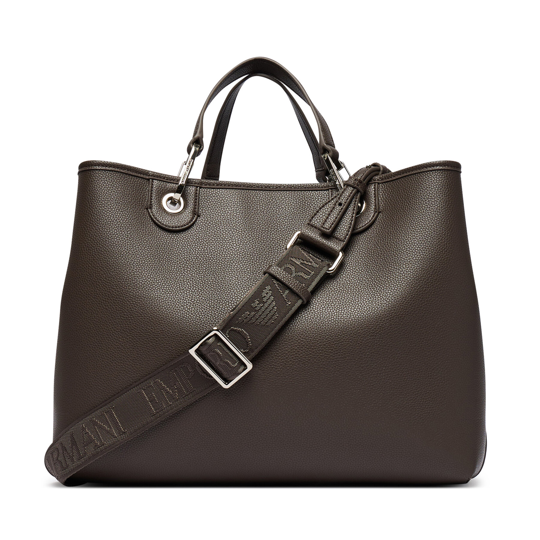 Ročna torba Emporio Armani EW000360 AF12036 M6458 Rjava