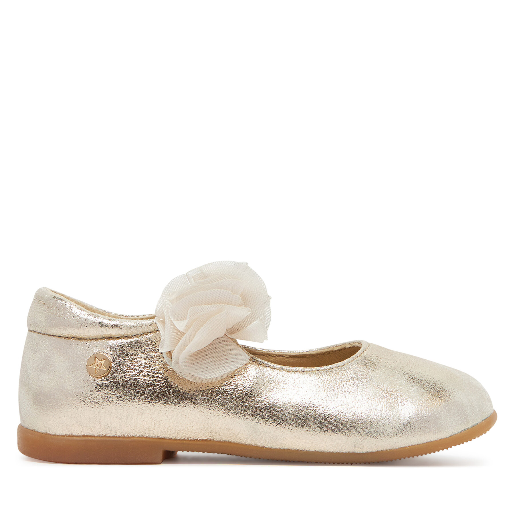 Kinder Ballerinas Naturino, Schuhgröße 26, Goldfarben, Maidros 2 2019132-02-0Q06 M