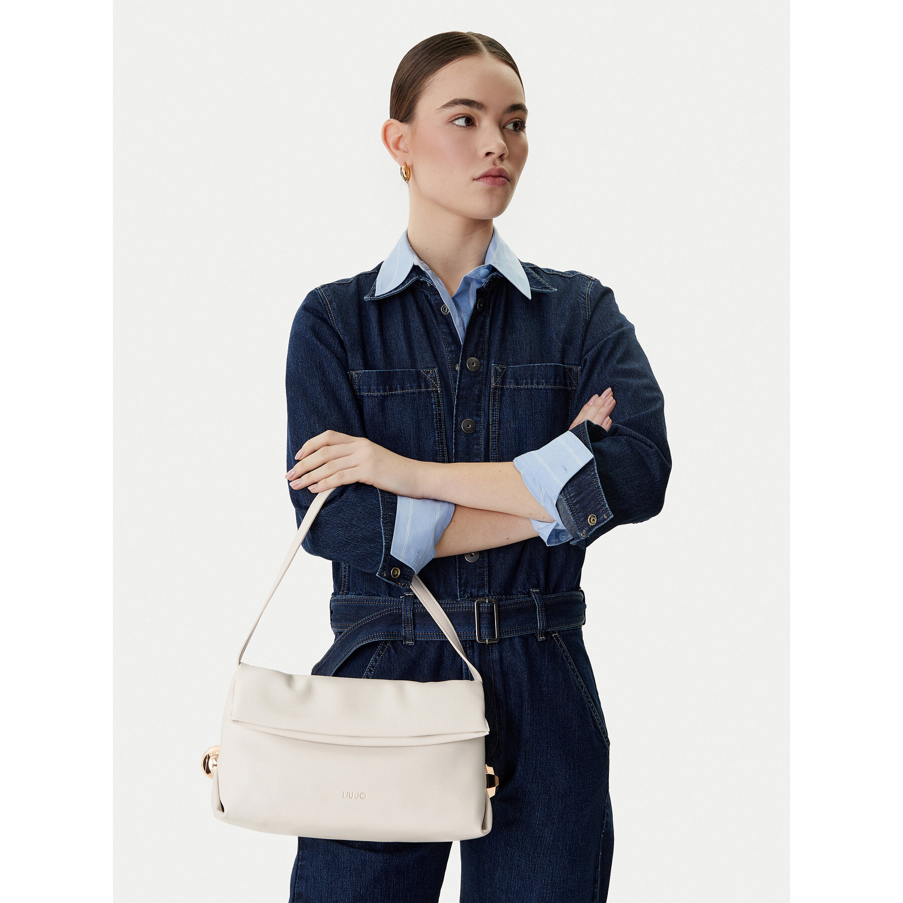 Geantă Liu Jo AA6097 E0958 Écru