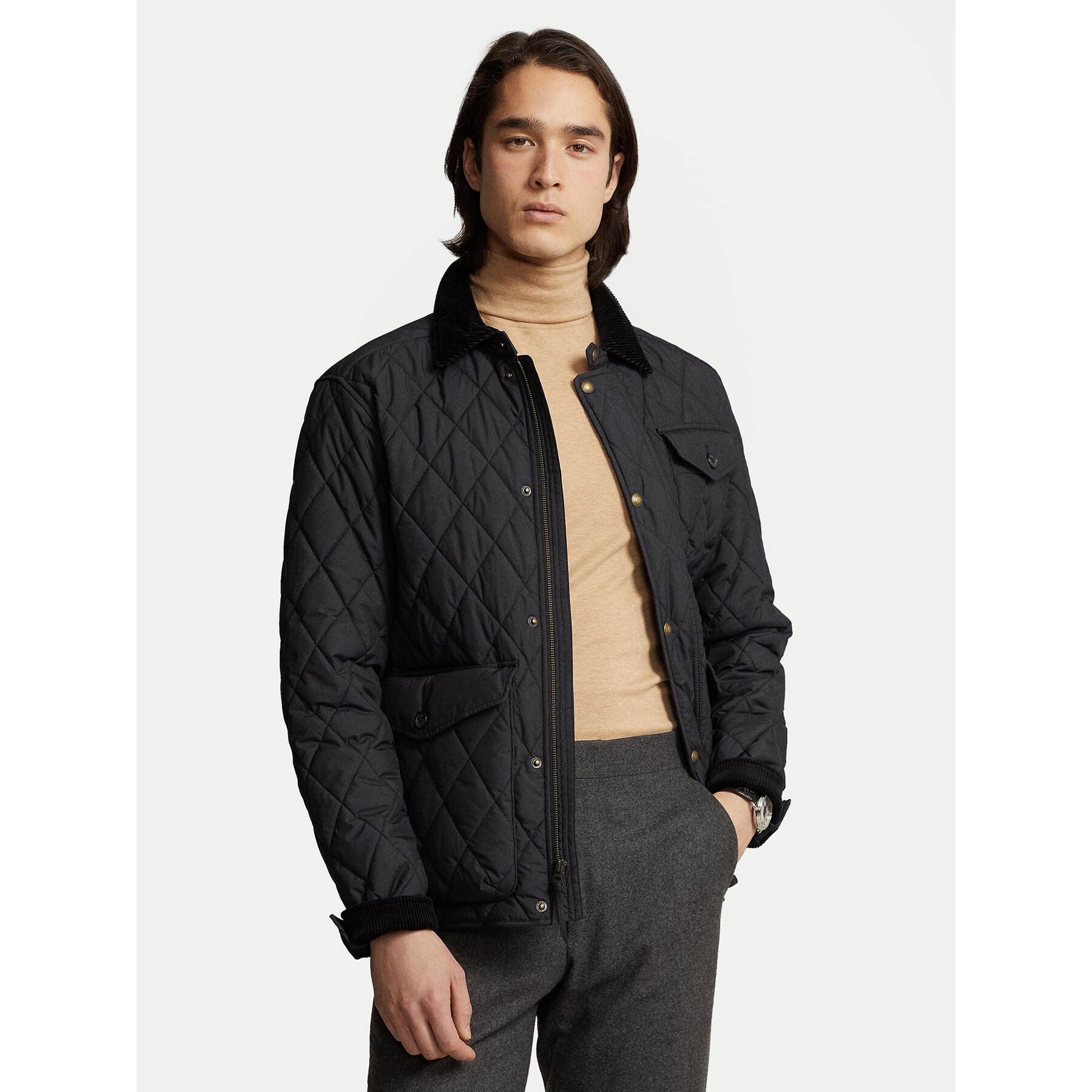 Polo Ralph Lauren Übergangsjacke 710847071002 Schwarz Regular Fit