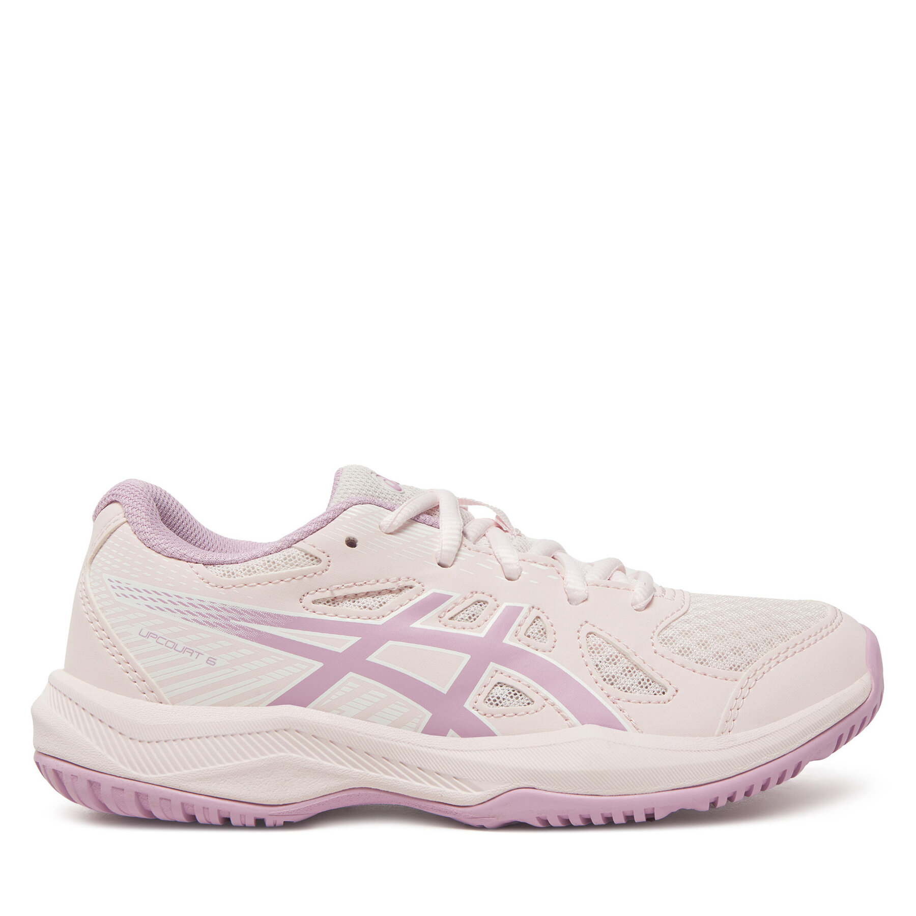 Dievča Halové topánky Asics, Rozmer: 37, Červená, Upcourt 6 Gs 1074A045