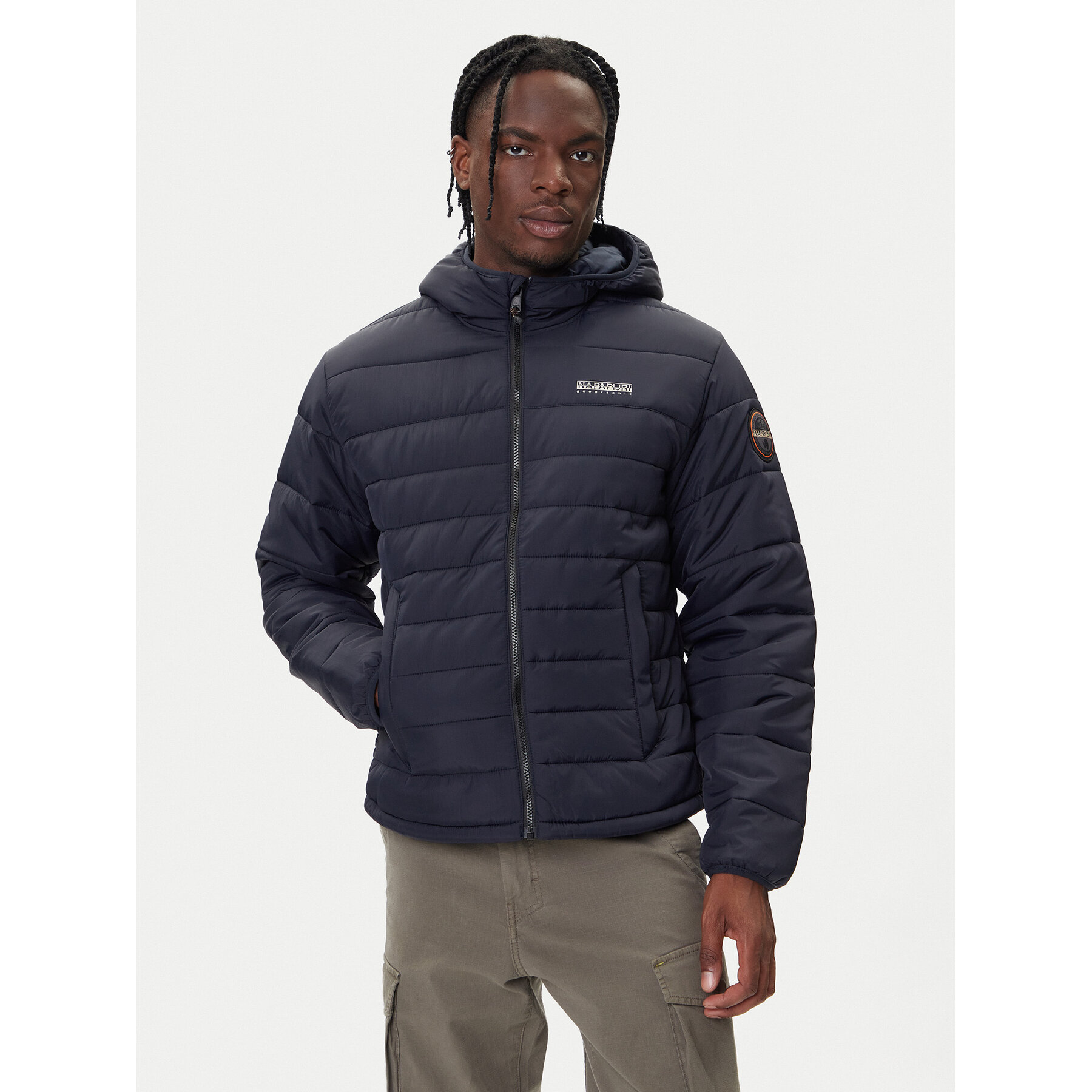 Napapijri Winterjacke A-Gesar H NP0A88U3 Dunkelblau Regular Fit