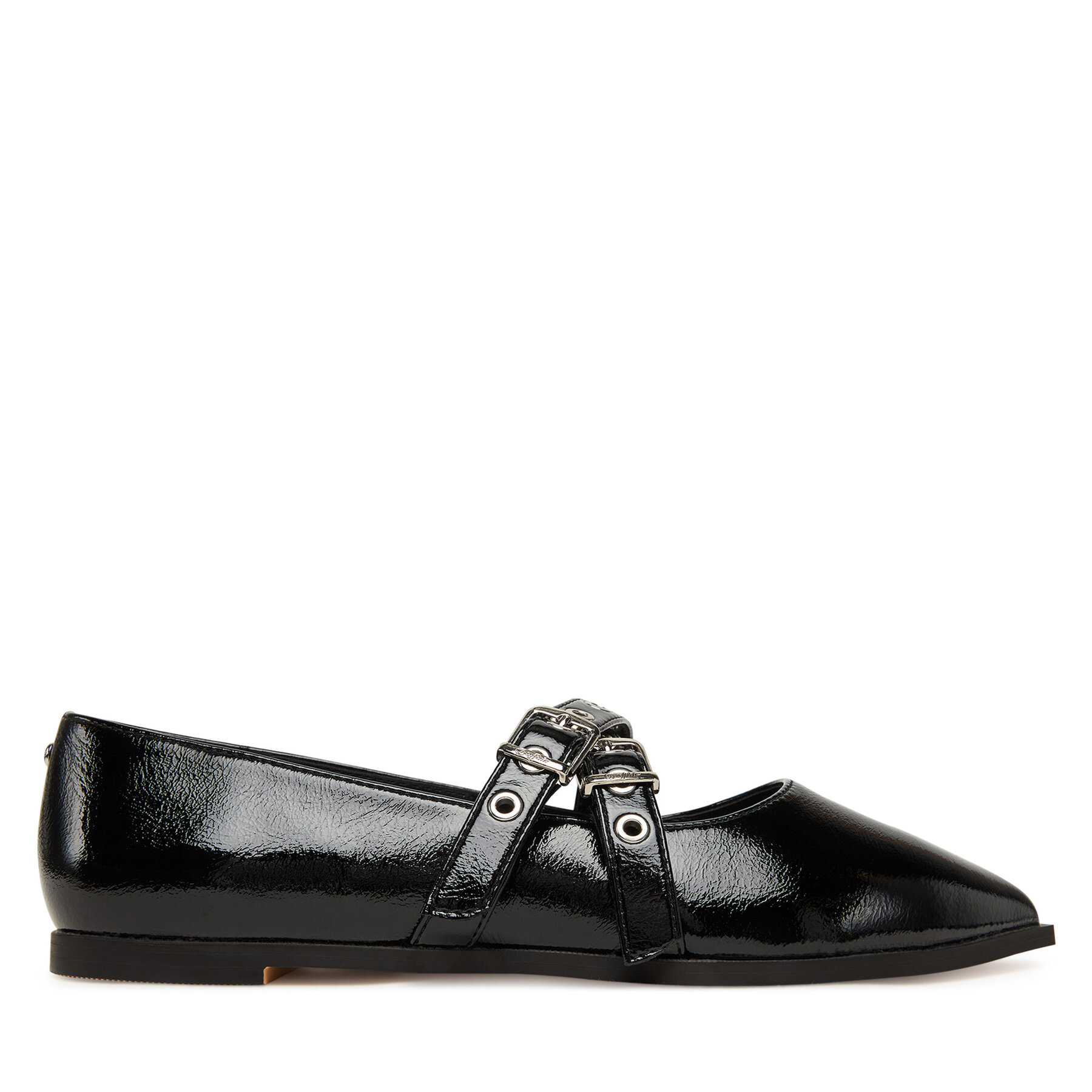 Ballerine Buffalo Marly Cross 1621026 Nero