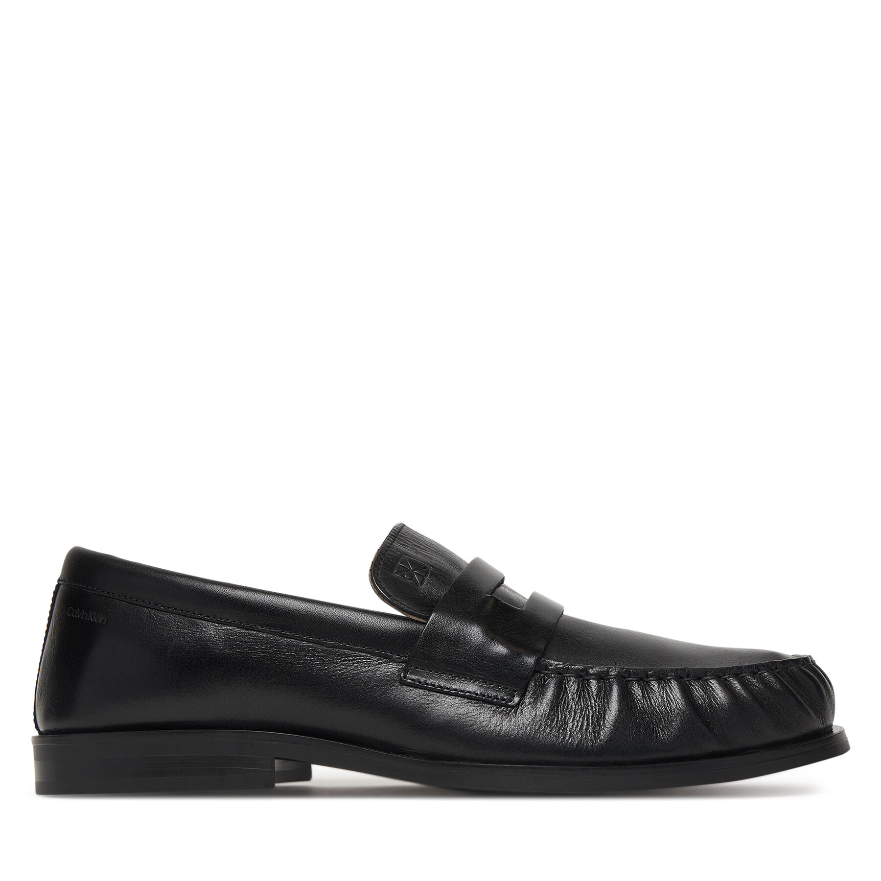 Loaferice Calvin Klein Ess Rubber Loafer Wr Pol Lth HM0HM02171 Crna