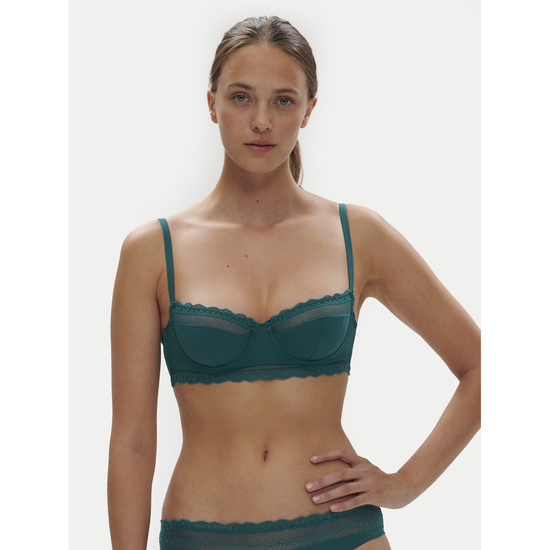 Simone Pérèle Reggiseno Balconette Destinee 1D1330 Verde