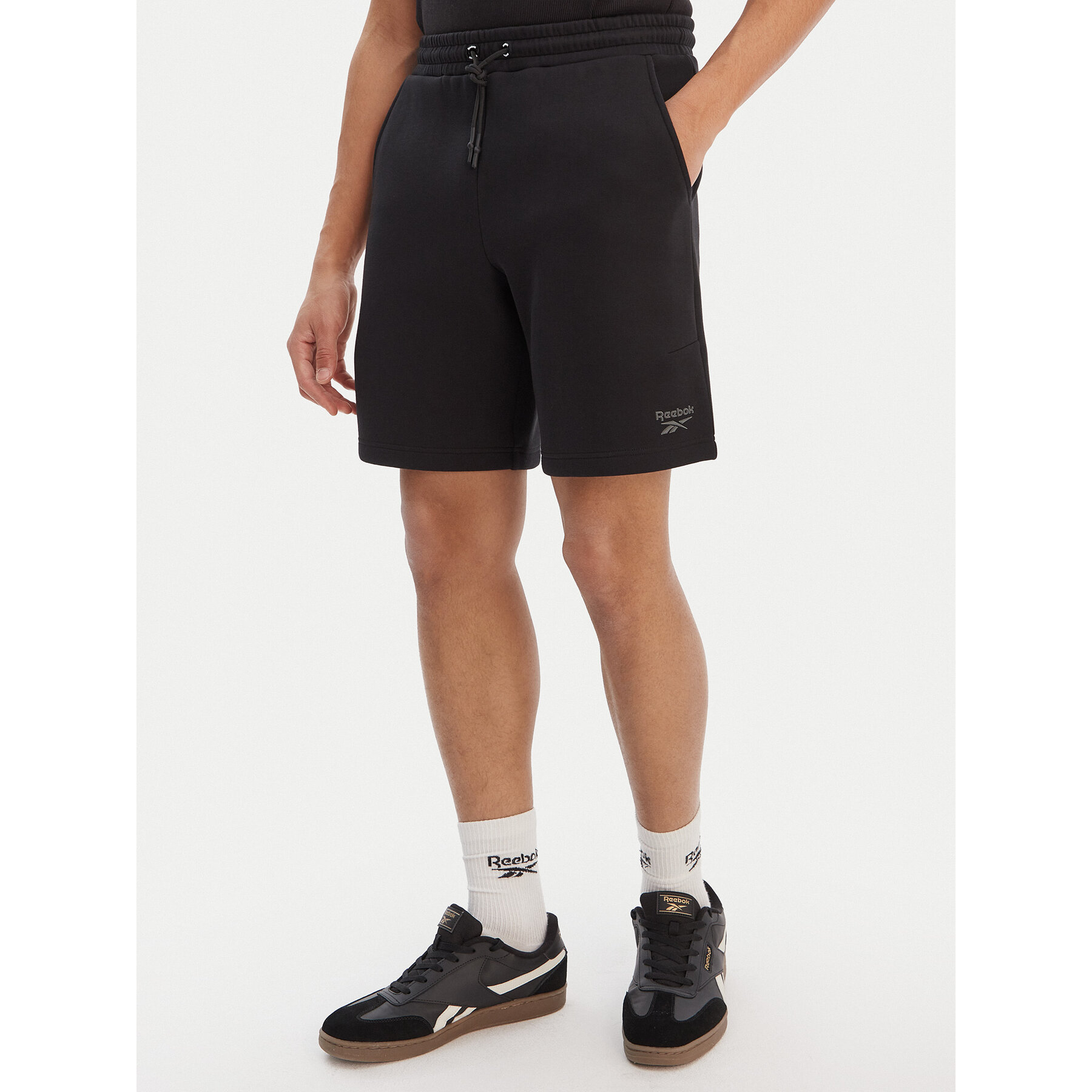 Reebok Sportske kratke hlače Armstrong RK25546CCM Crna Regular Fit
