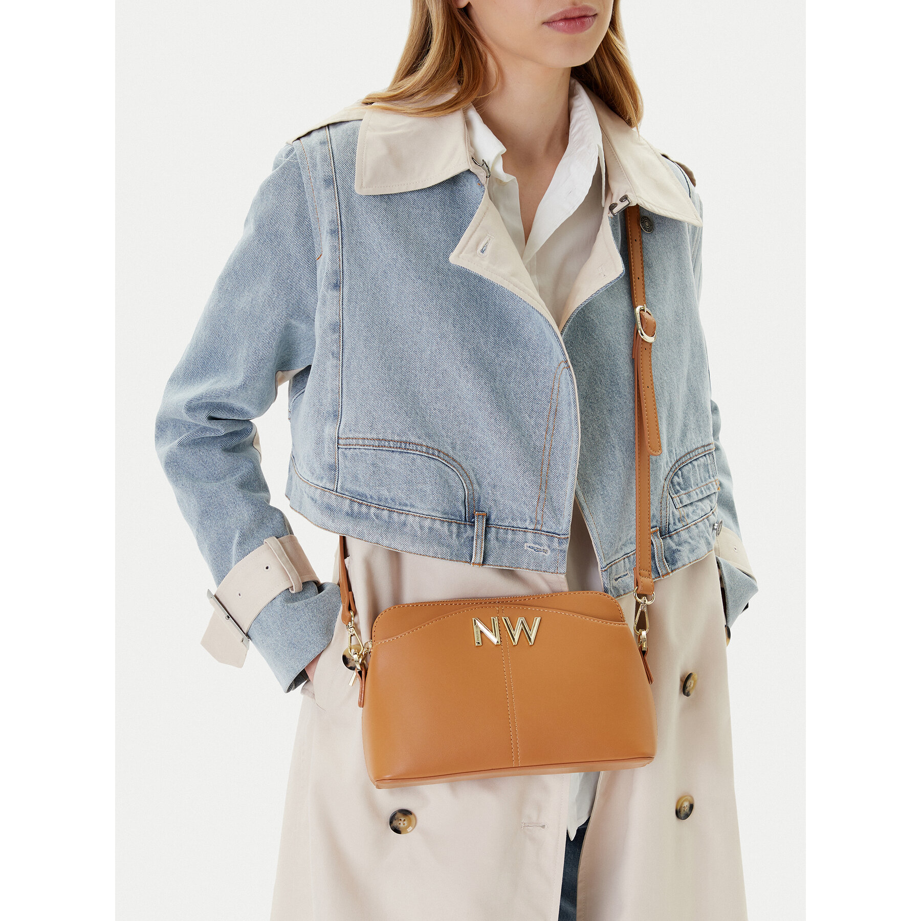 Дамска чанта Nine West CEO-ISABELLA-S23599-1 Кафяв