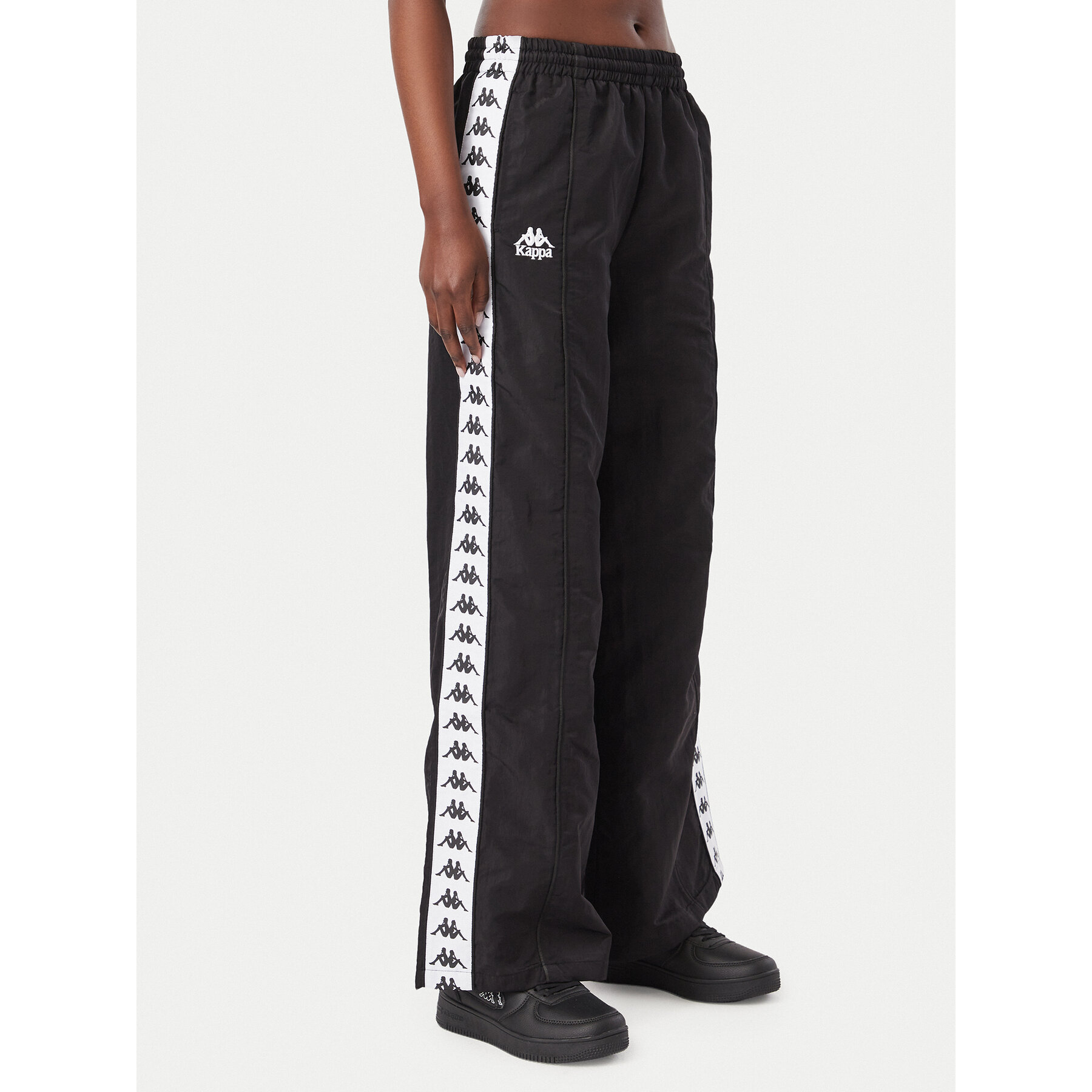 Kappa Donji dio trenerke Odette 332E1BW Crna Comfort Fit