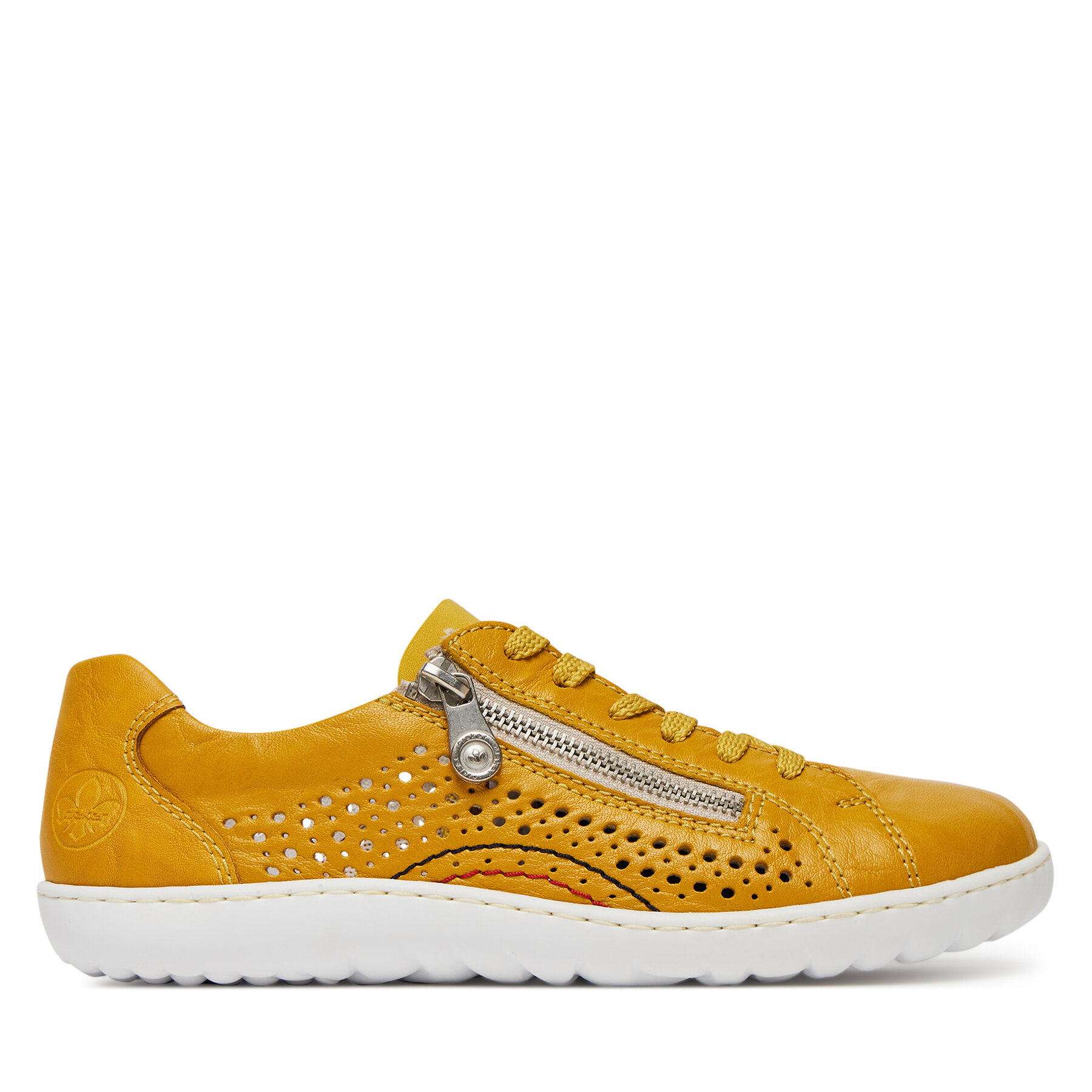 Damskie Sneakersy Rieker, Rozmiar 36 Żółty 52824-68