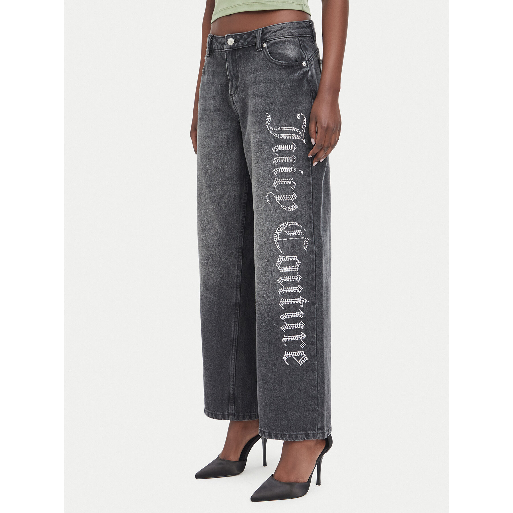 Juicy Couture Traperice JCDJE225952 Siva Wide Leg