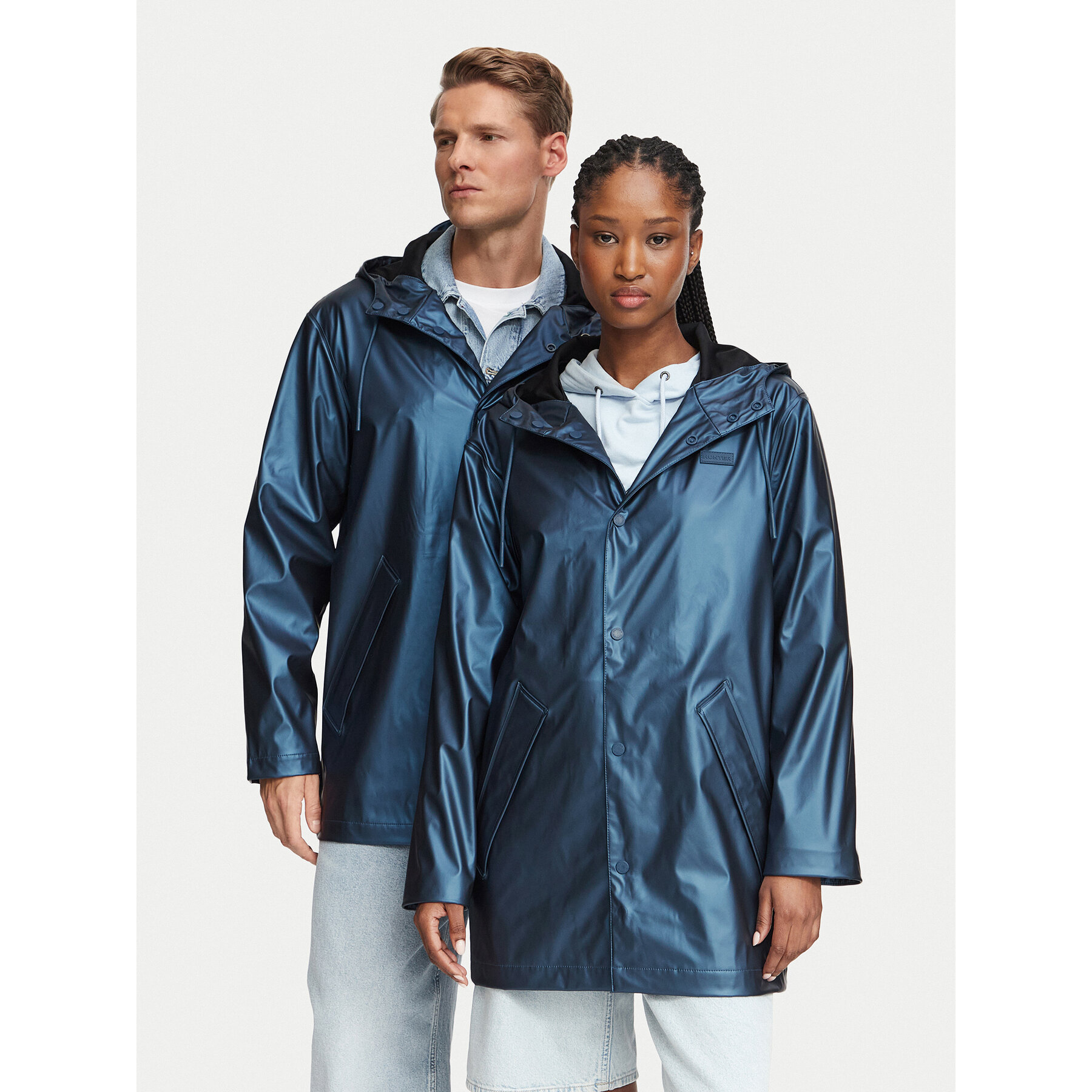 Hunter Vodootporna jakna Nebuela HARU0002262 Tamnoplava Regular Fit