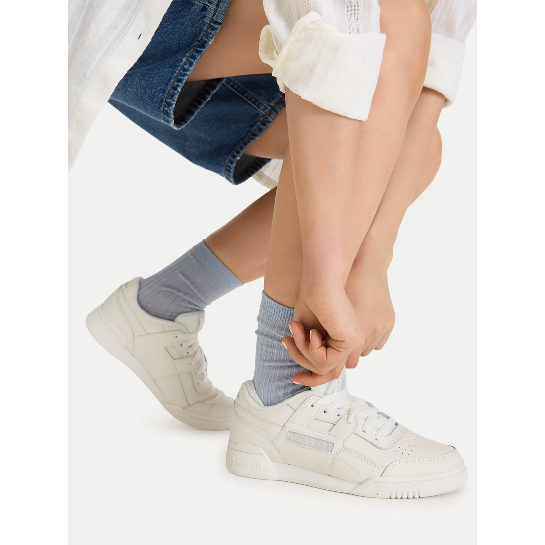 Sneakersy Reebok EO-WORKOUT PLUS 100244869 Biela