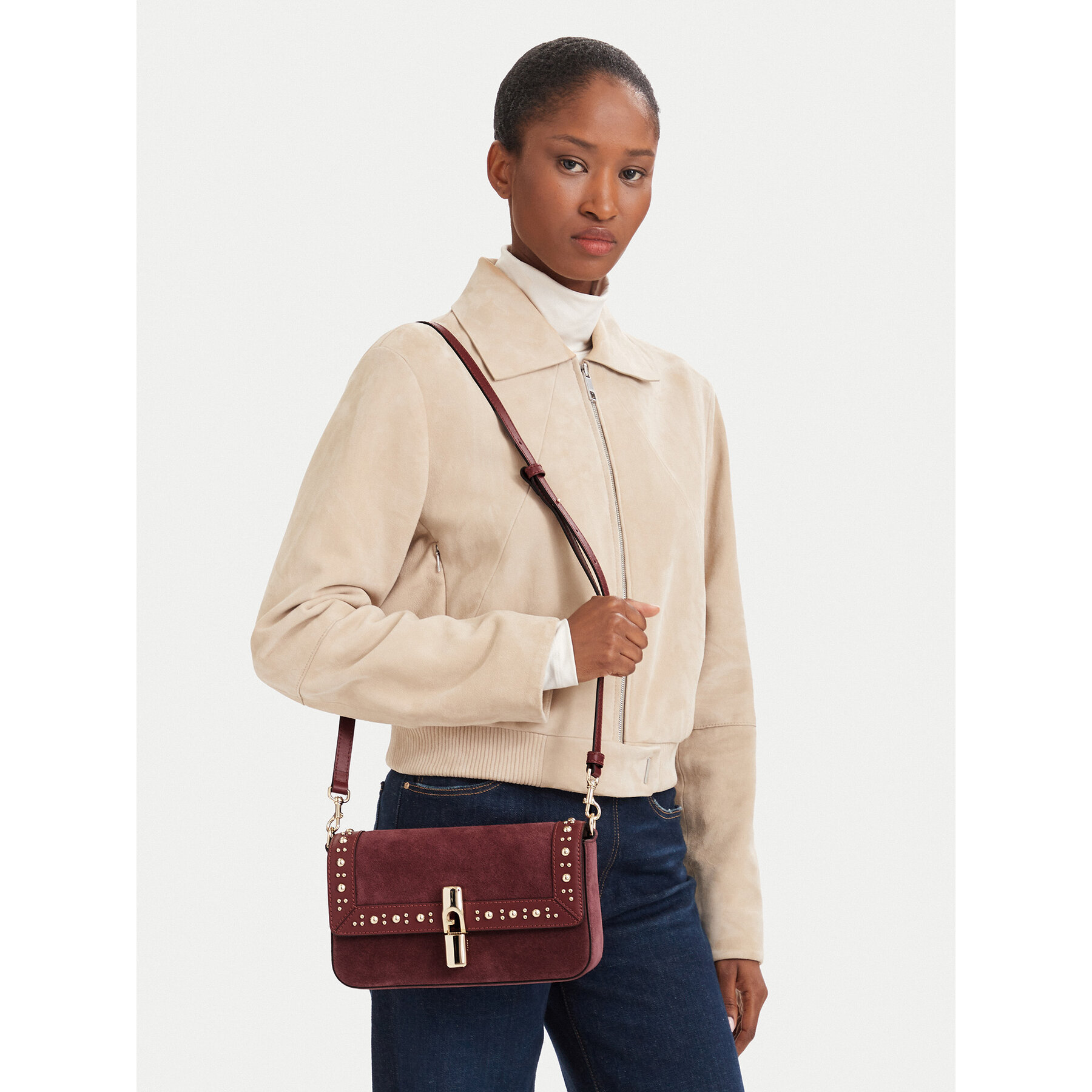 Torbica Furla Iride S WB02206 BX4597 CN 4991S Tamnocrvena