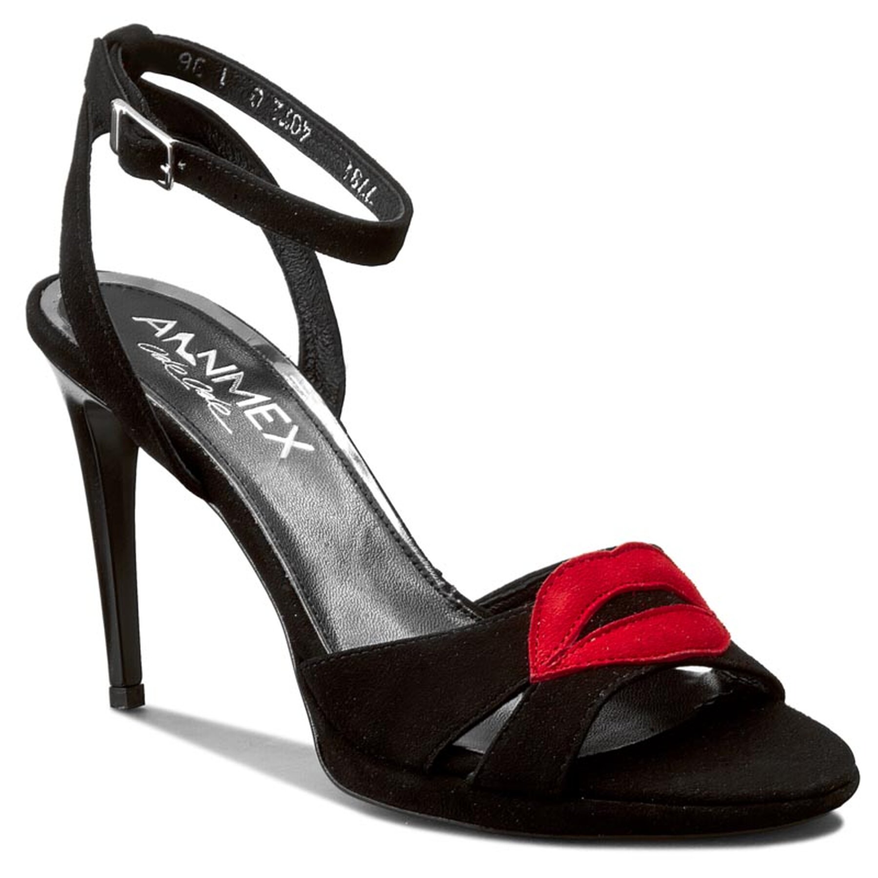 Sandale Ann Mex 7781 01W+14W Negru