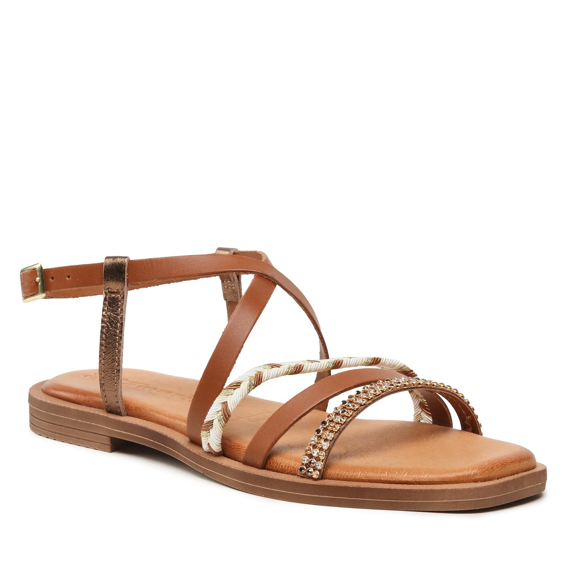 Sandale Tamaris 1-28115-20 Cognac Comb 392 epantofi.ro imagine noua