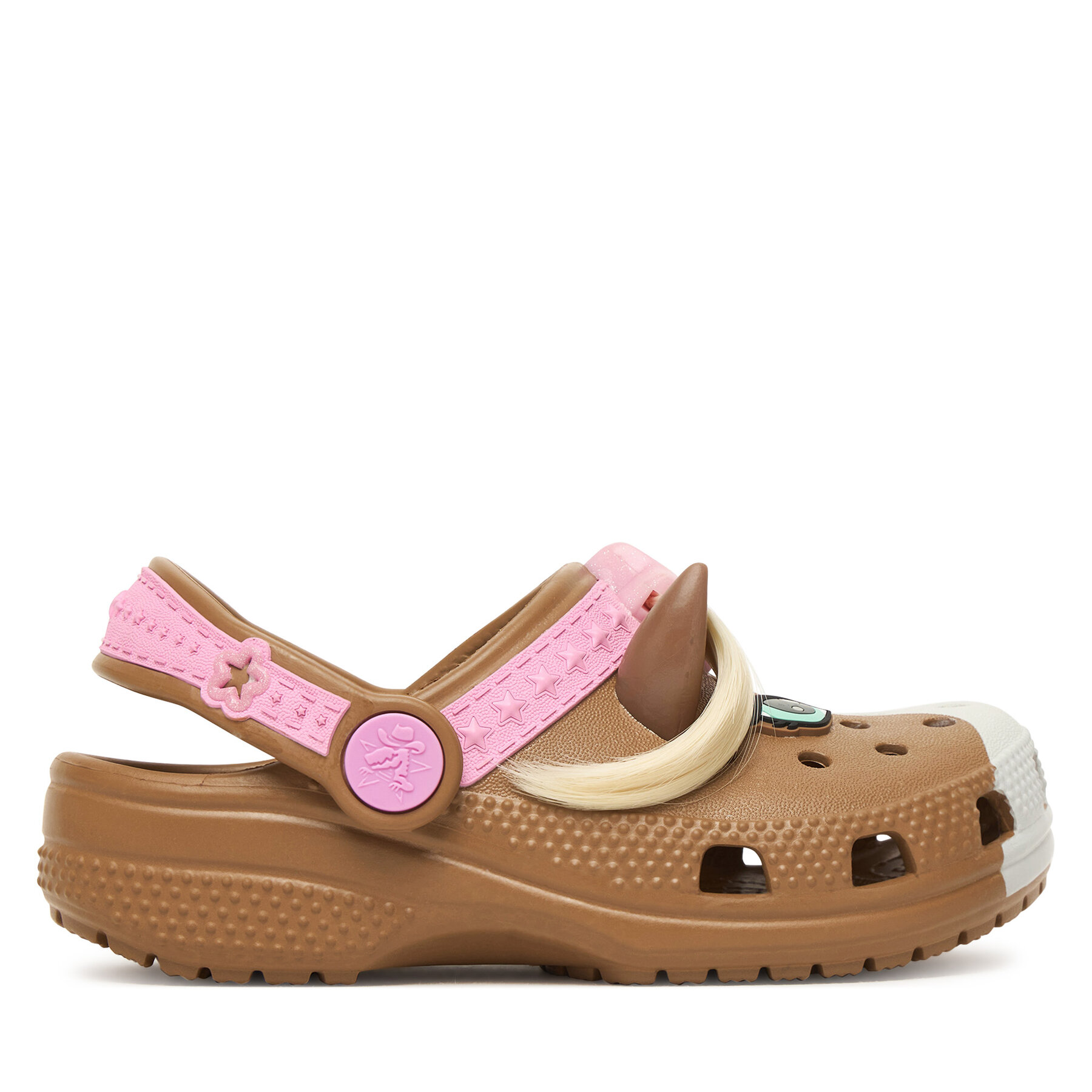 Natikače Crocs Toddler Classic IAM Horse Clog 211371 Smeđa