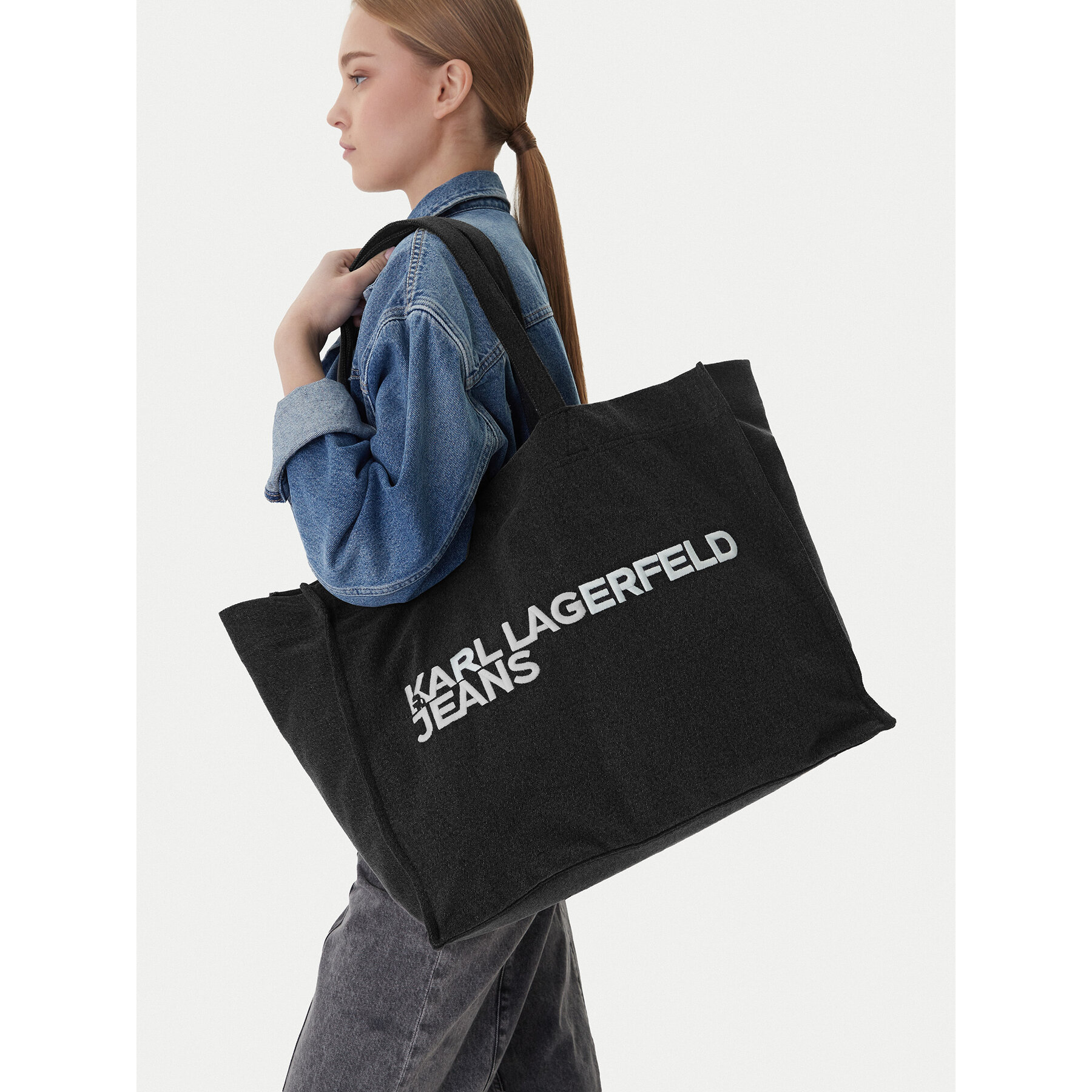 Táska Karl Lagerfeld Jeans B1W50045 Fekete