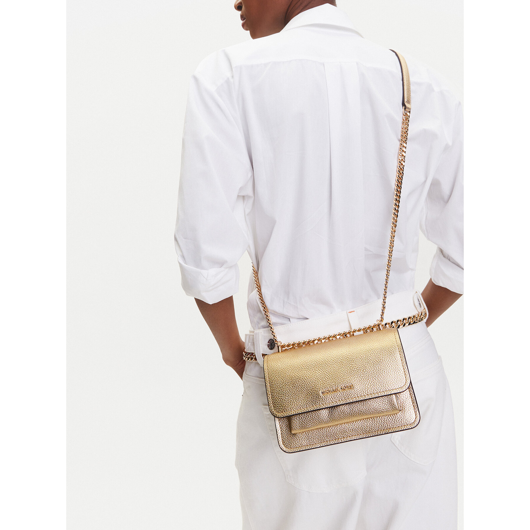 Дамска чанта MICHAEL Michael Kors 32S5GC7C1L Златист