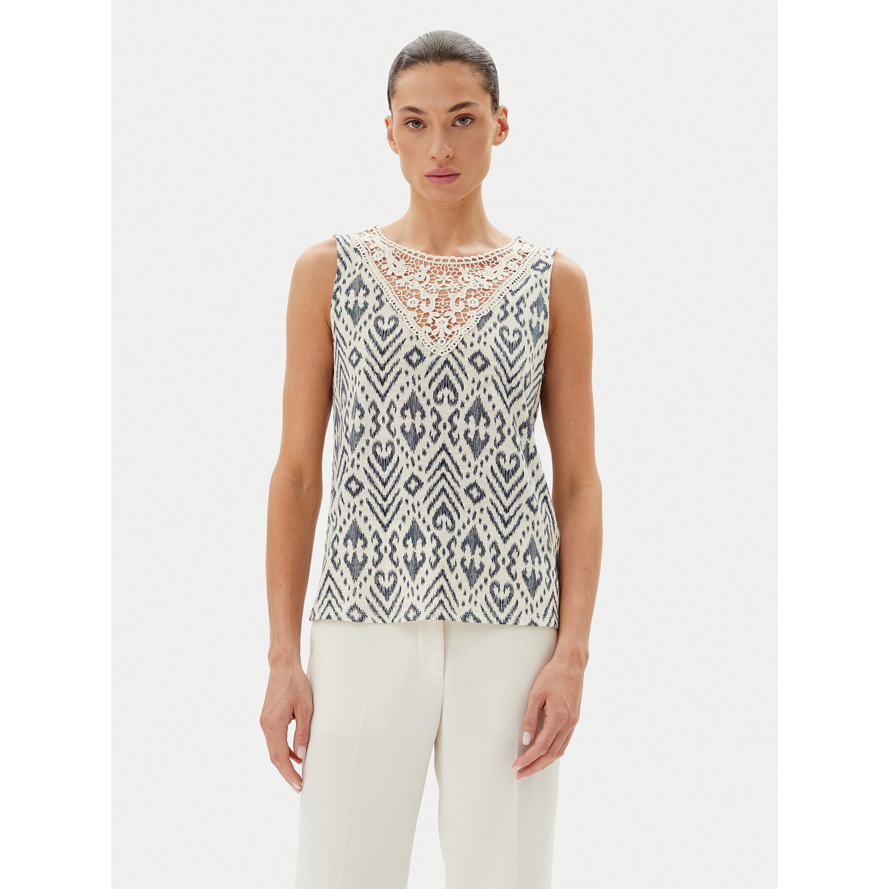 JDY JDY Τοπ Dodo 15296246 Εκρού Regular Fit