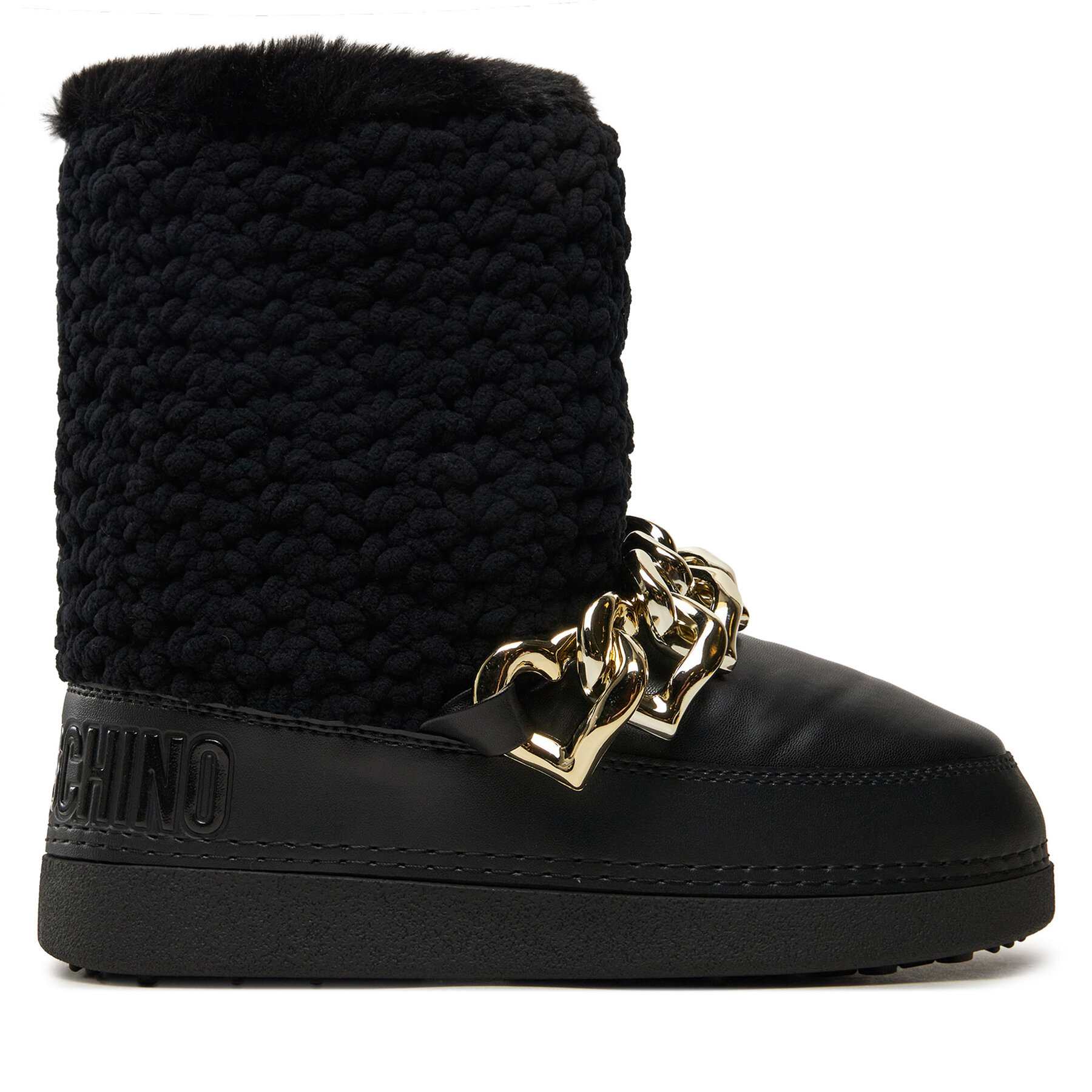 Damen Schneeschuhe LOVE MOSCHINO, Schuhgröße 39_40, Schwarz, JA24322G0LISI000
