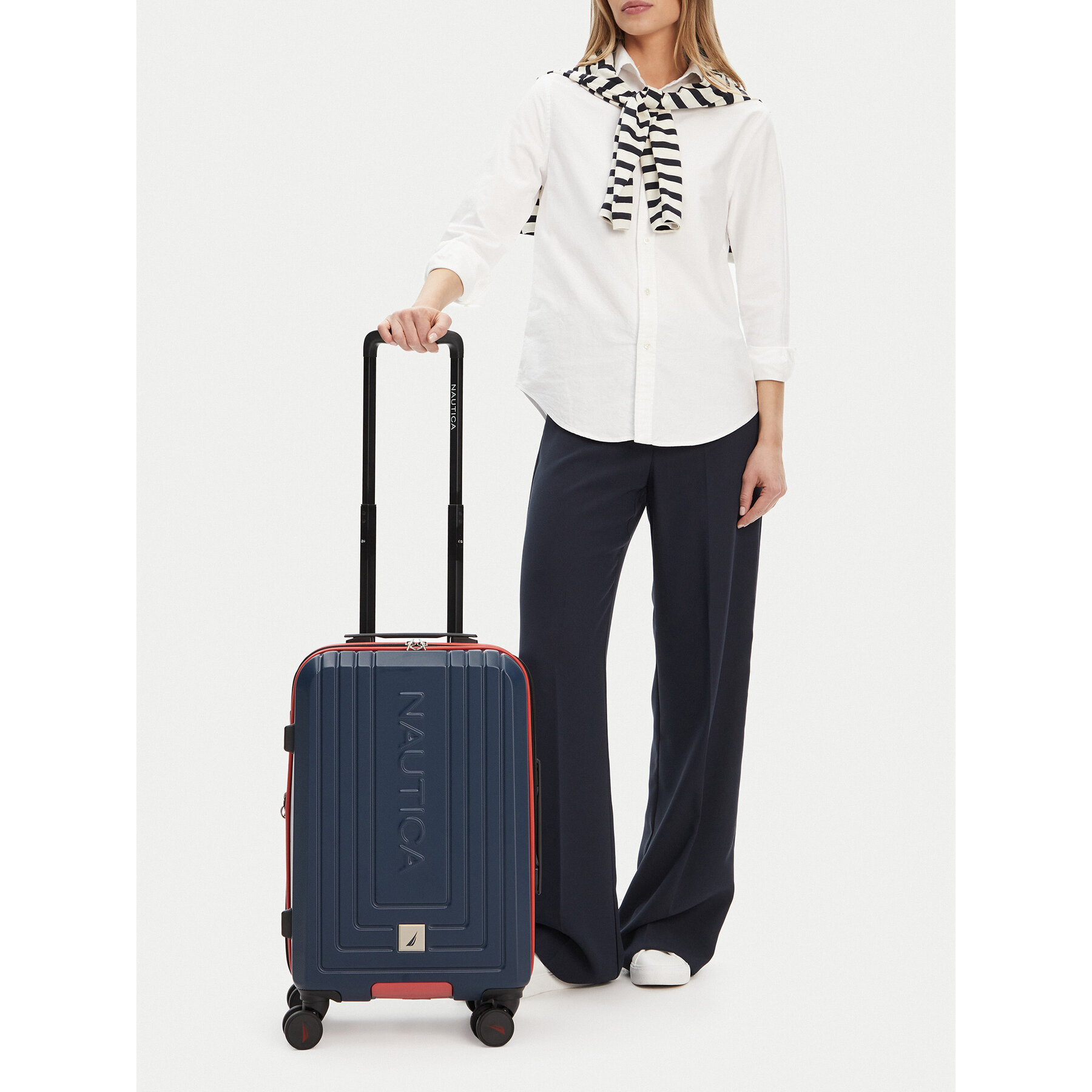 Valiză medie Nautica CWBEO-NTC-KS-003-07-S Bleumarin