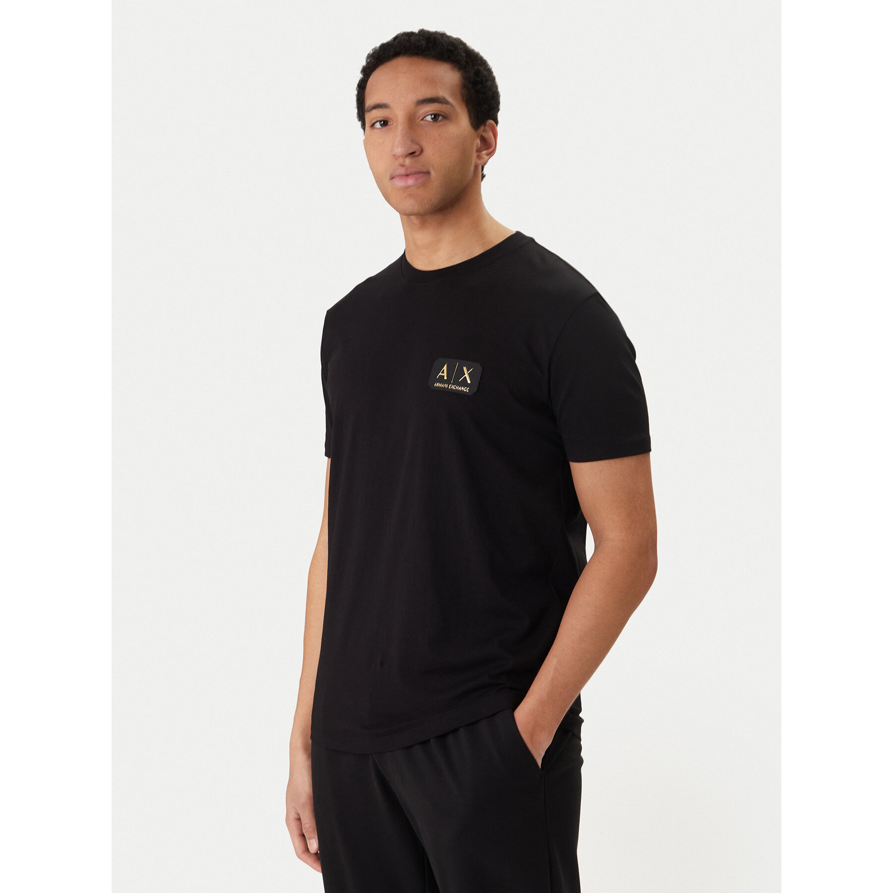 Armani Exchange T-Shirt XM002178 AF12308 UC001 Μαύρο Regular Fit