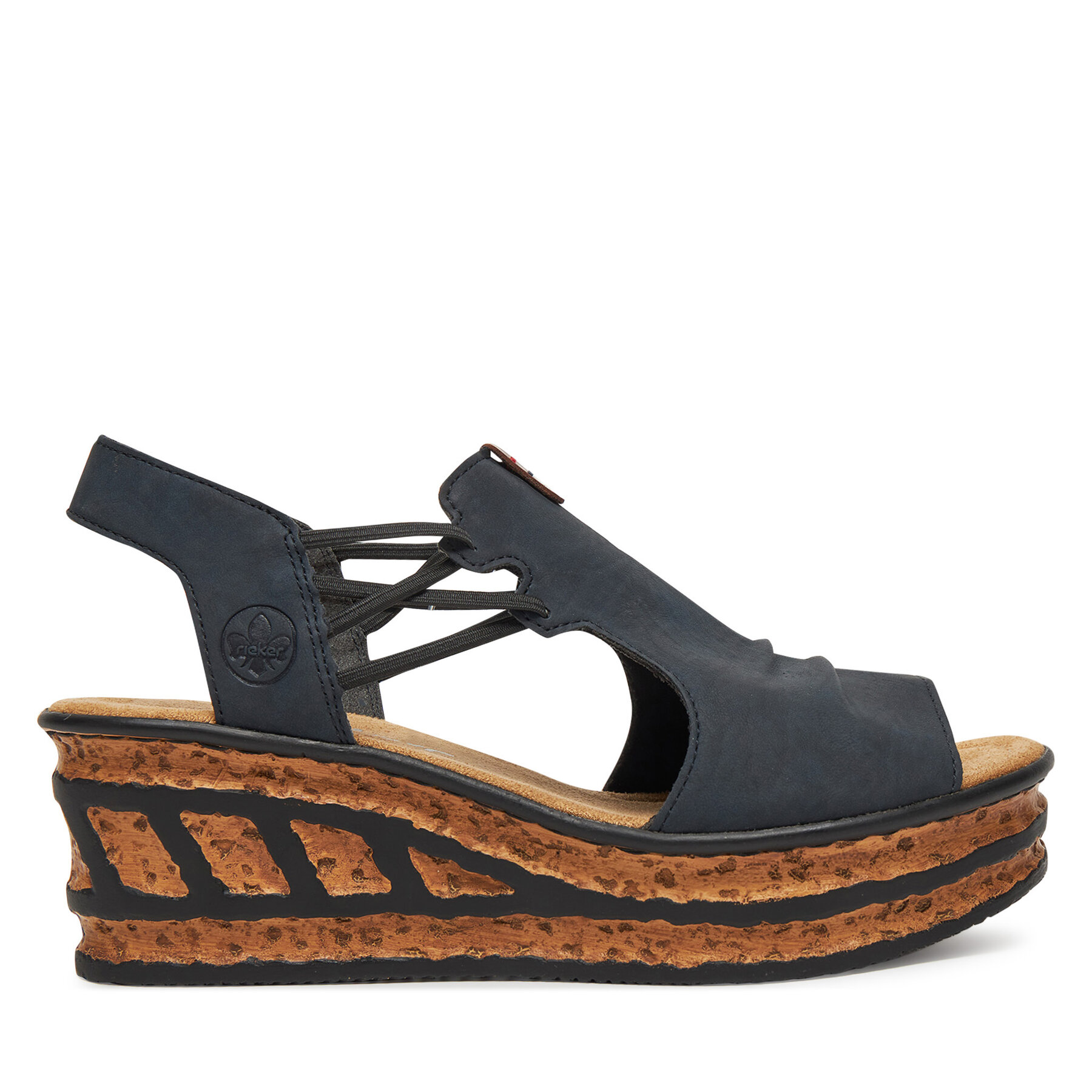 Sandali Rieker CEO-68175-14 Mornarsko modra