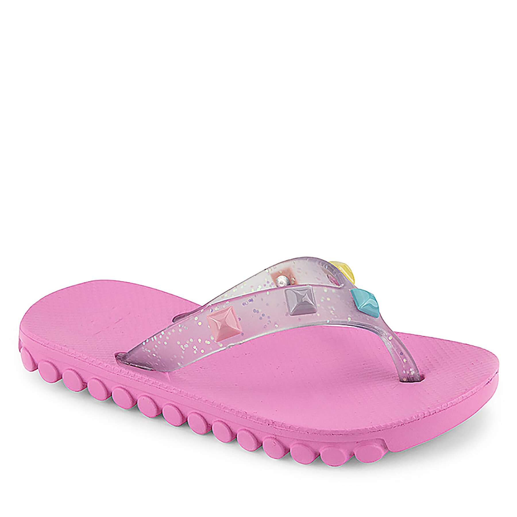 Papucs Bibi 1190013 Candy/Transparente/Gliter Holograf