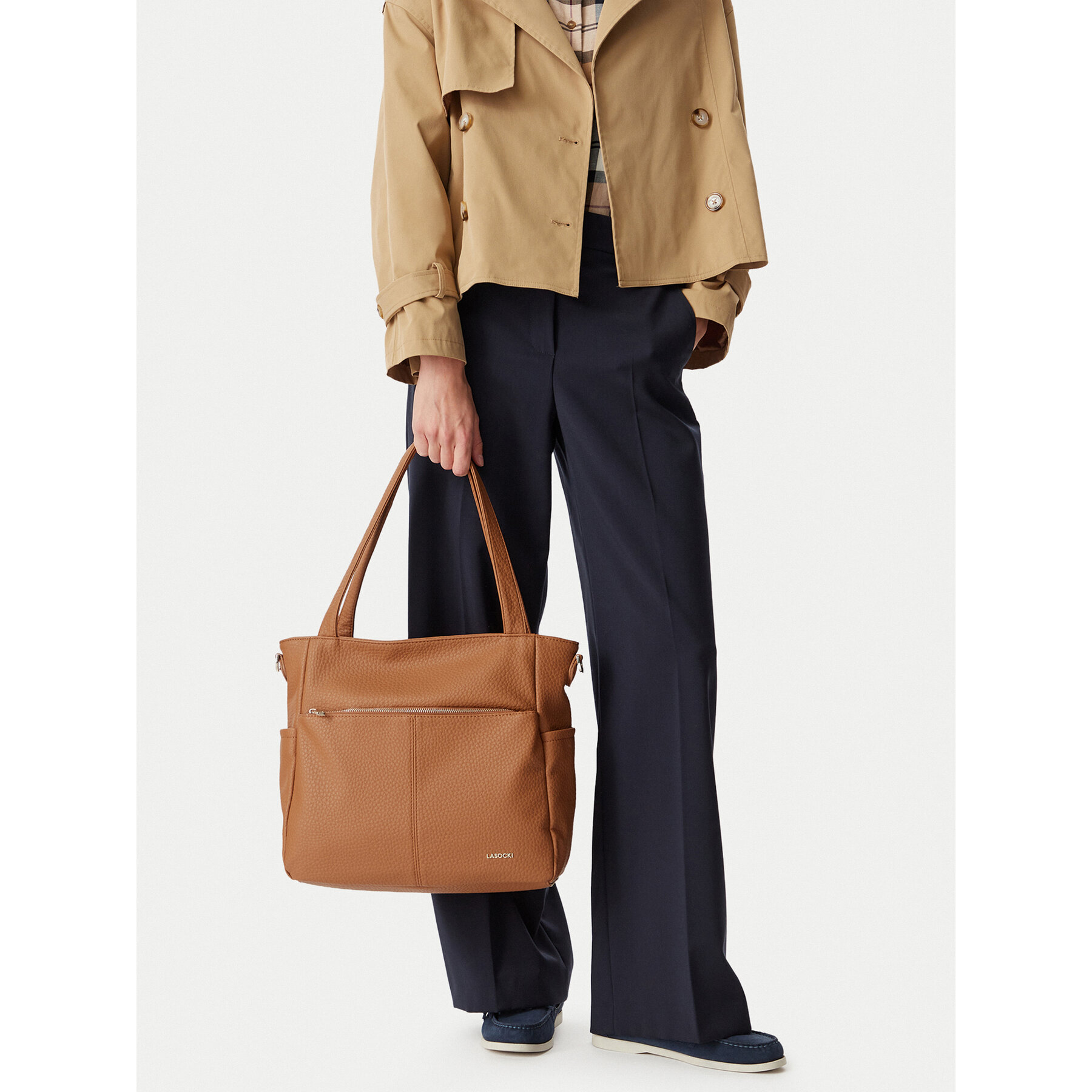 Ročna torba Lasocki CEO-LSK-L-006-10 Rjava