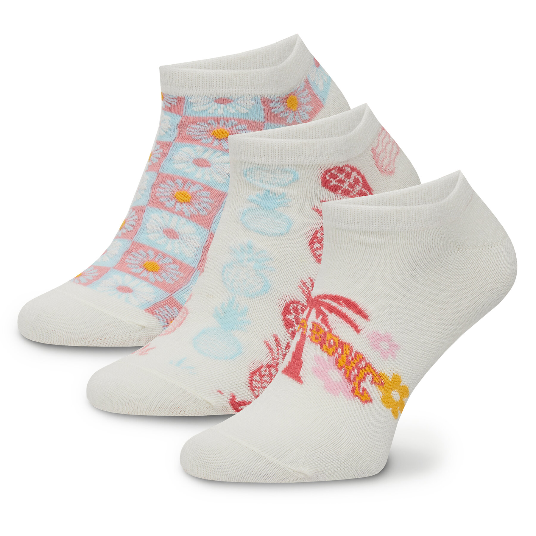 Calzini corti Billabong AS_BILLABONG_04S_SS25 (3-PACK) Bianco