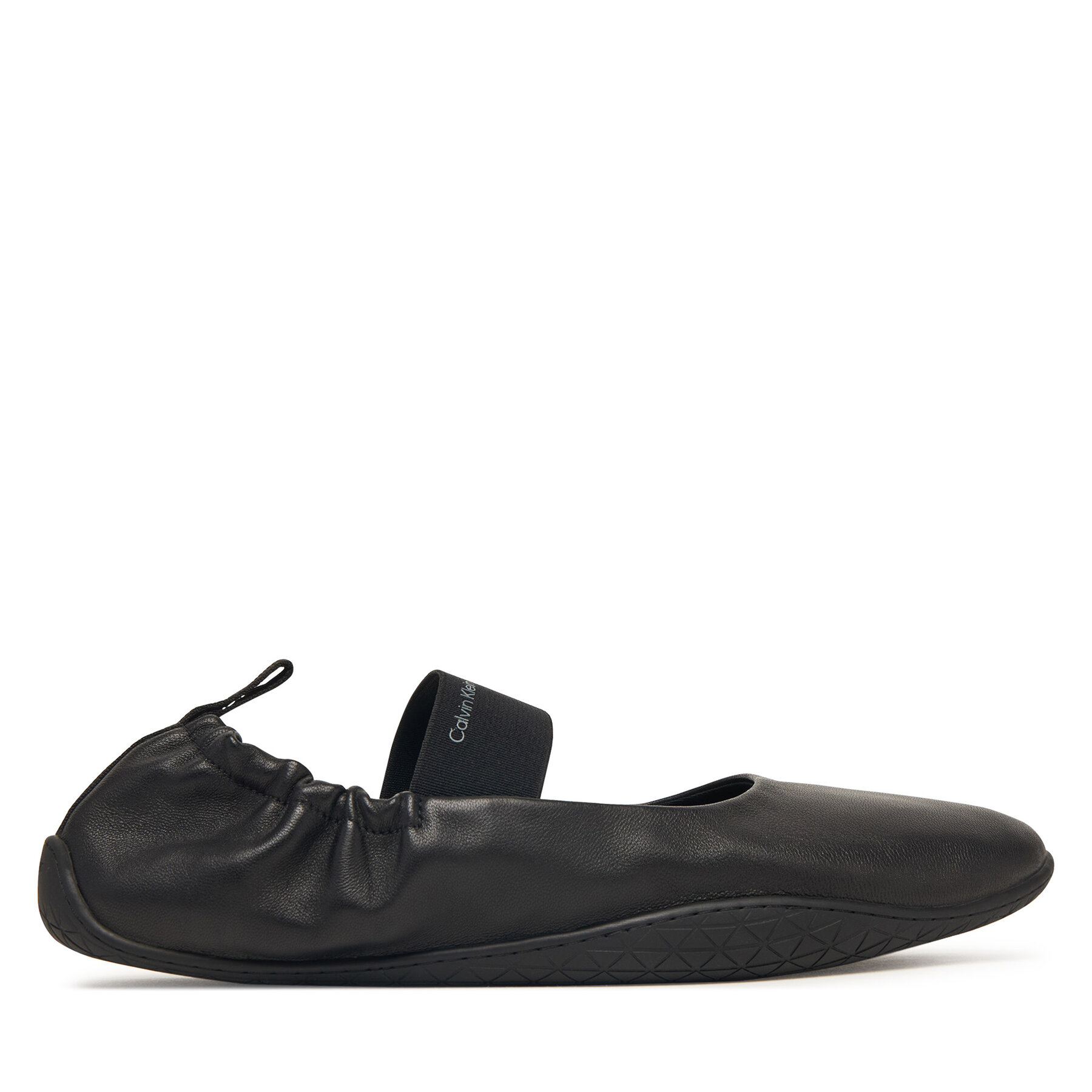 Balerinke Calvin Klein Ballet Sneaker Mj Lth HW0HW03308 Črna