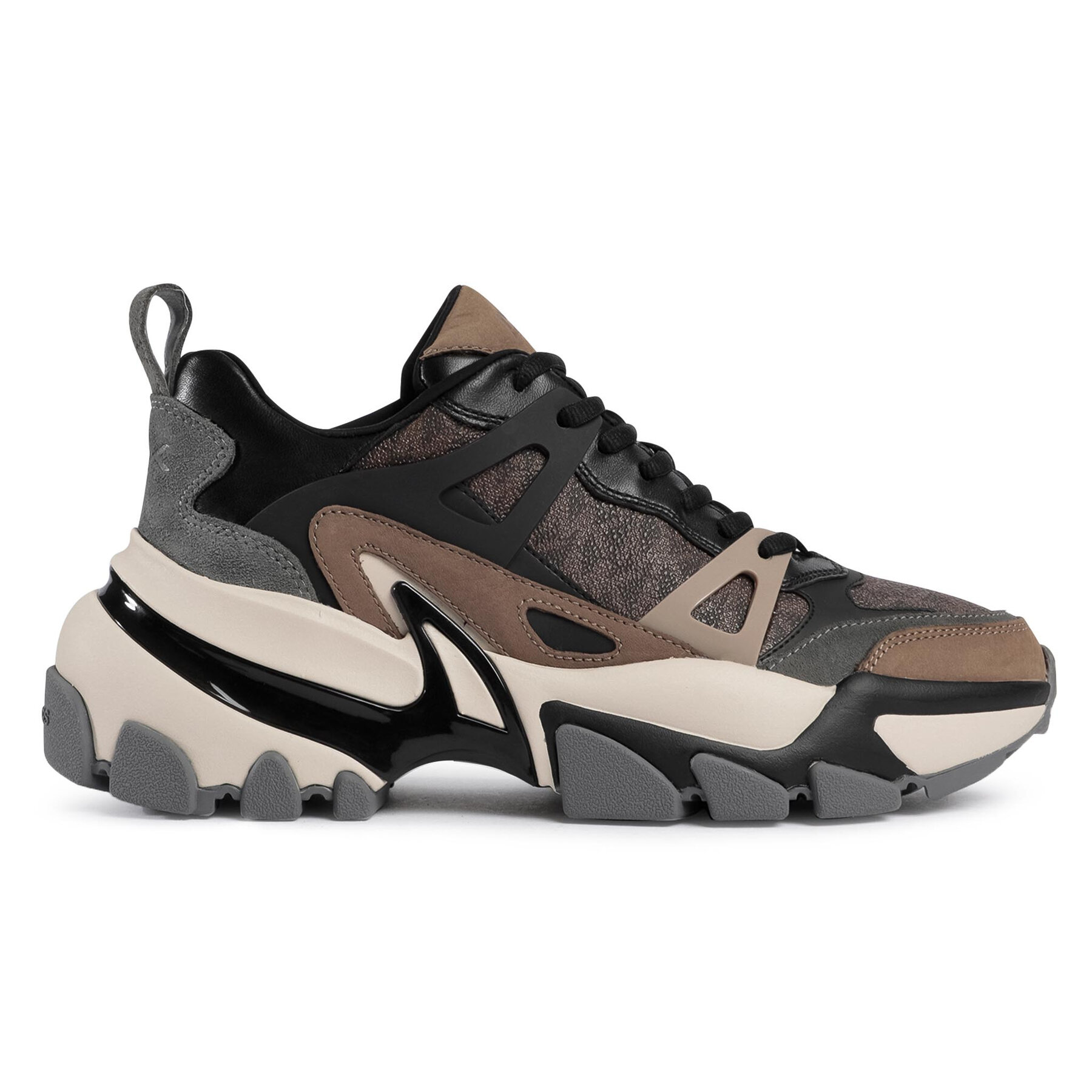 Sneakersy MICHAEL Michael Kors Nick 42F0PEFS1Q Hnedá