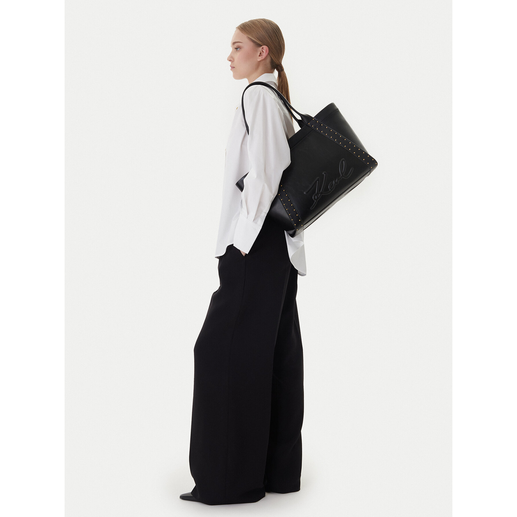 Táska KARL LAGERFELD B1W30261 Fekete