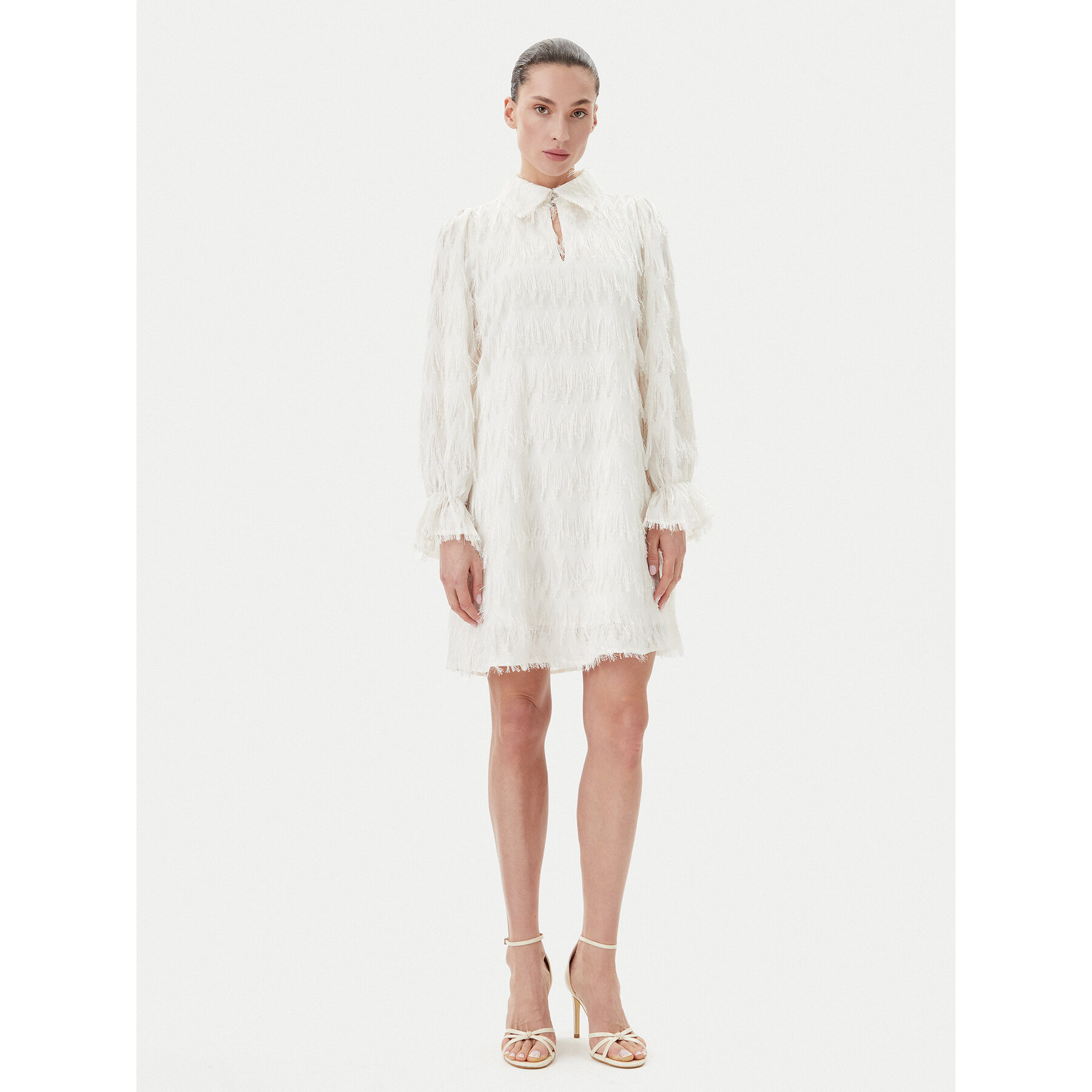 Bruuns Bazaar Coctailkleid Armade BBW4396 Weiß Regular Fit
