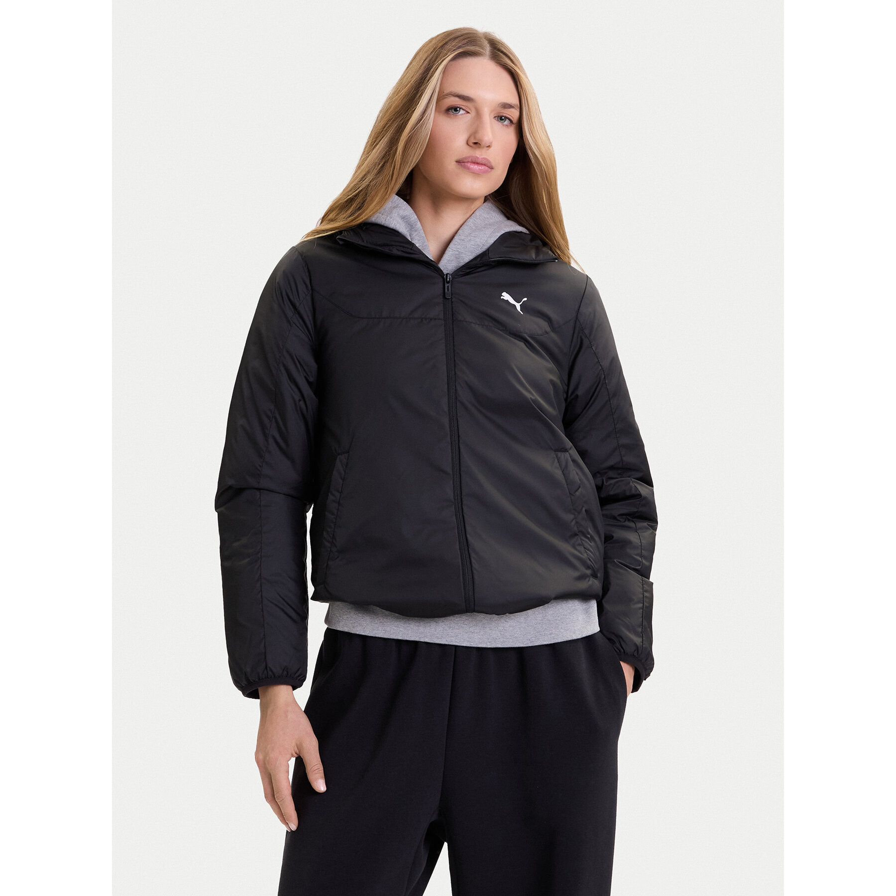 Puma Übergangsjacke Ess 688383 01 Schwarz Regular Fit